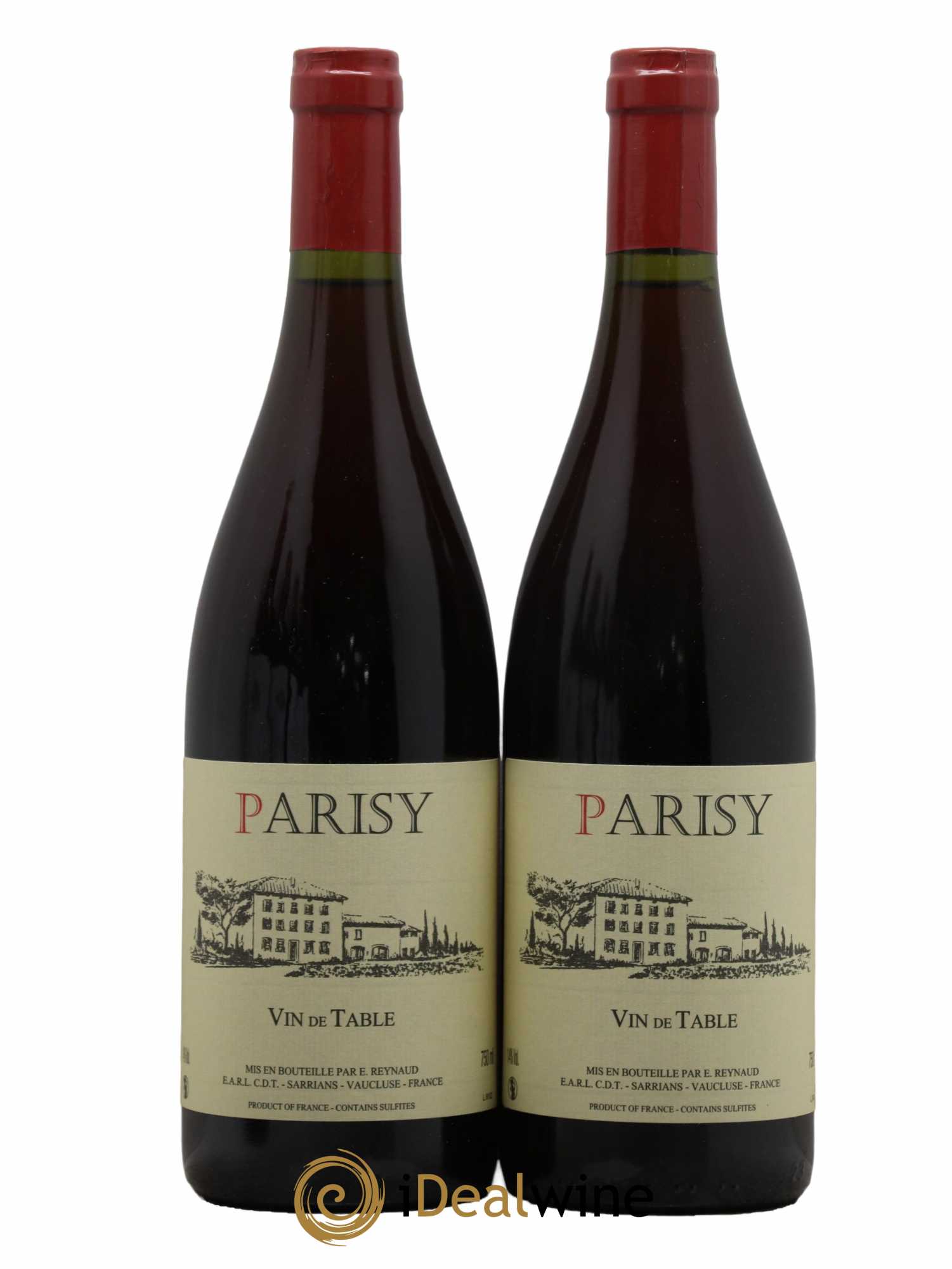 Vin de Table Parisy Emmanuel Reynaud - Lot de 2 bouteilles - 0