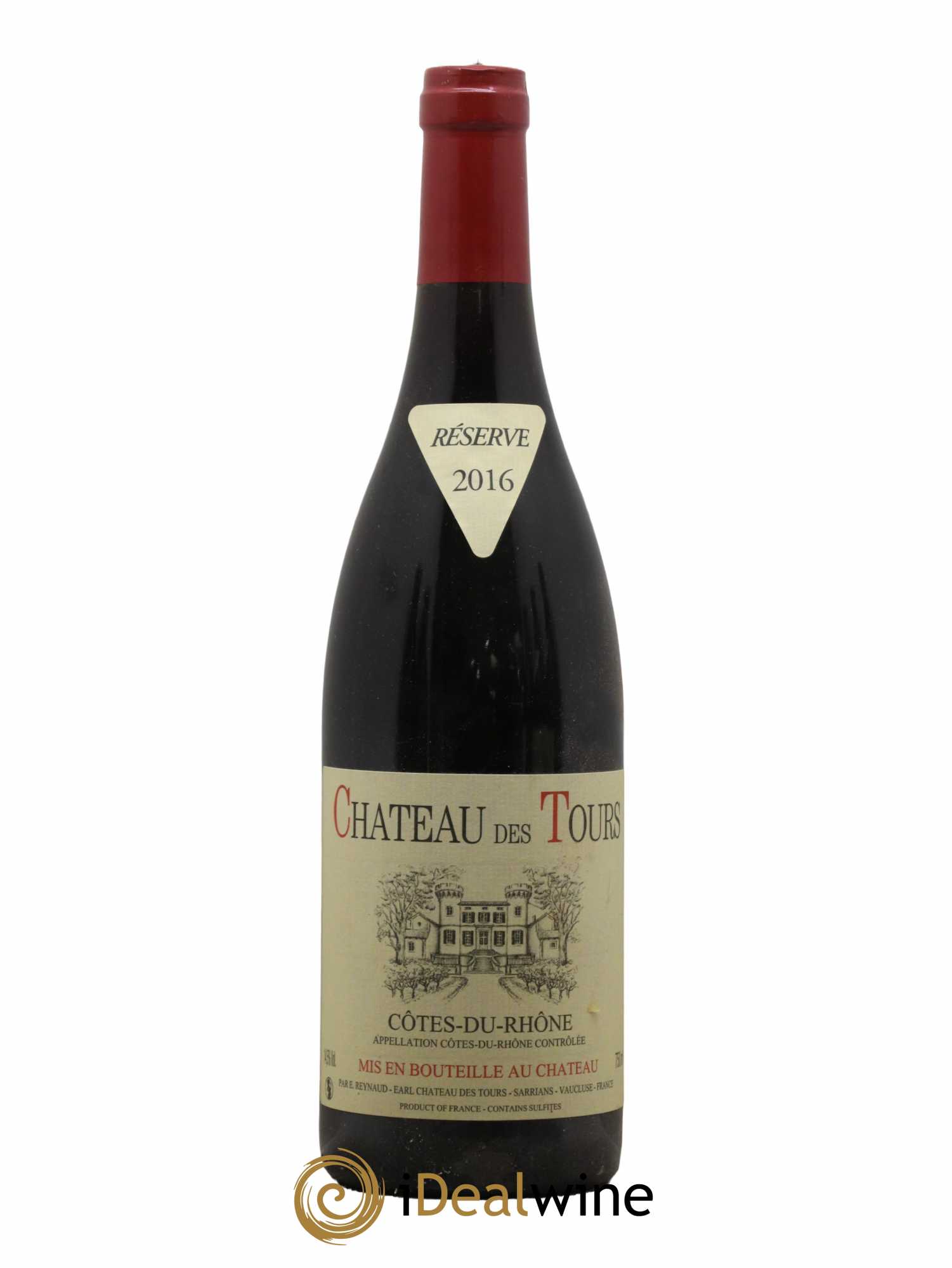 Côtes-du-Rhône Château des Tours Emmanuel Reynaud 2016 - Lot de 1 bouteille - 0