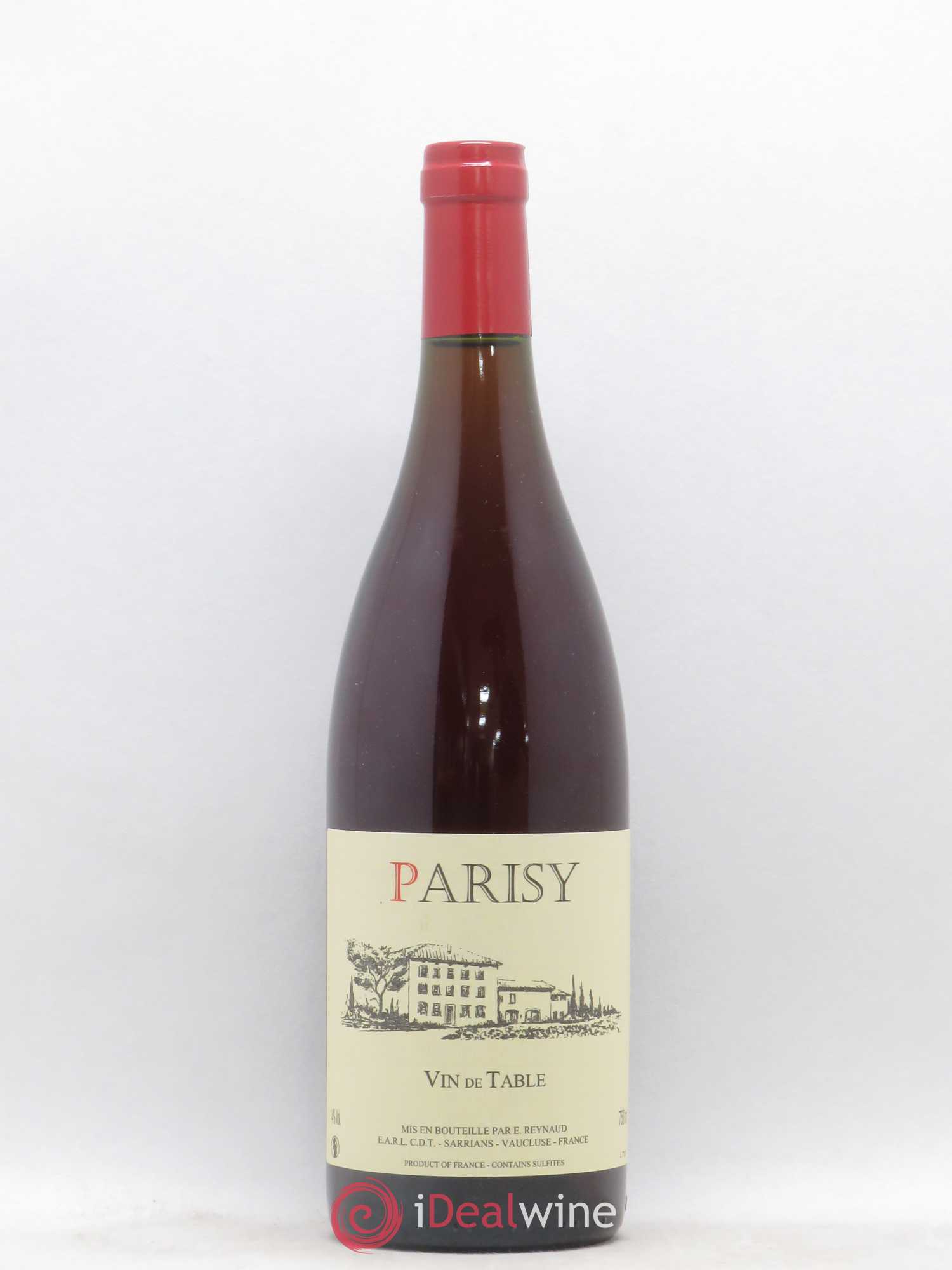 Vin de Table Parisy Emmanuel Reynaud (senza prezzo di riserva) - Lotto di 1 bottiglia - 0