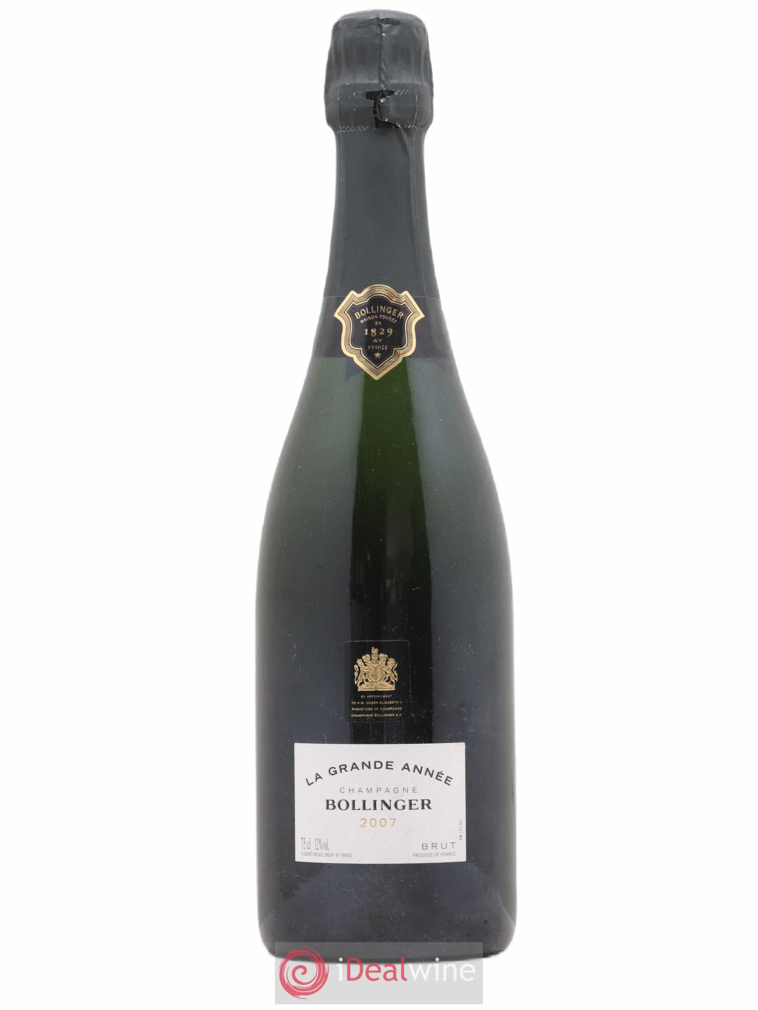 La Grande Année Brut Bollinger (sans prix de réserve) 2007 - Lot de 1 bouteille - 0