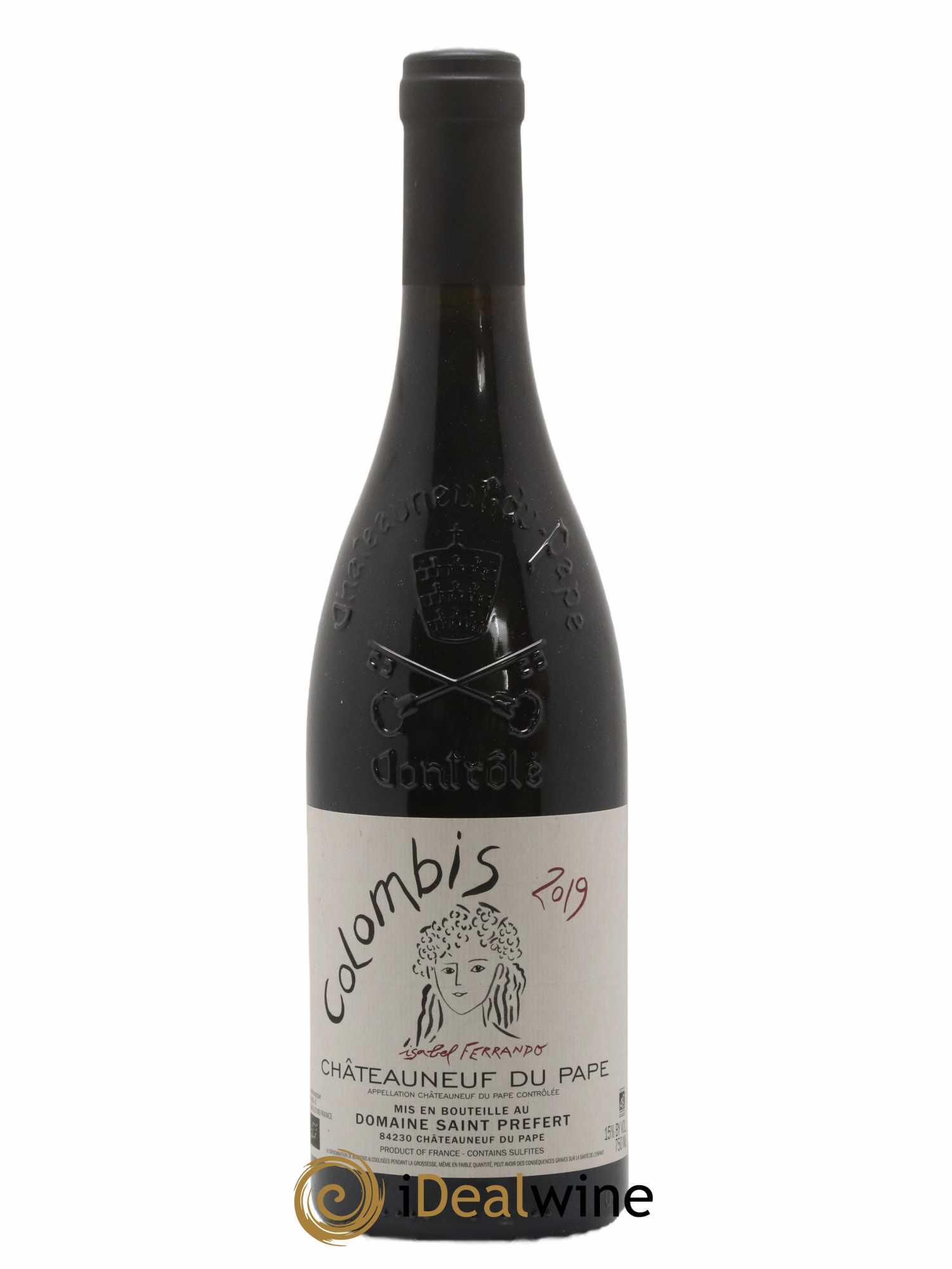 Châteauneuf-du-Pape Colombis Domaine Saint-Préfert (sans prix de réserve) 2019 - Lot de 1 bouteille - 0