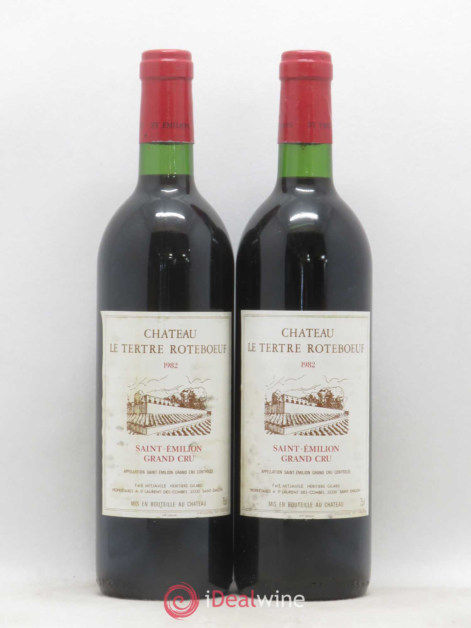 Château Tertre Roteboeuf 1982 - Posten von 2 Flaschen - 0
