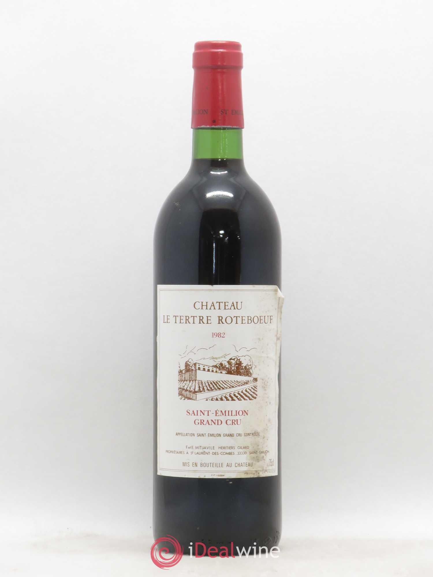 Château Tertre Roteboeuf 1982 - Lot de 1 bouteille - 0