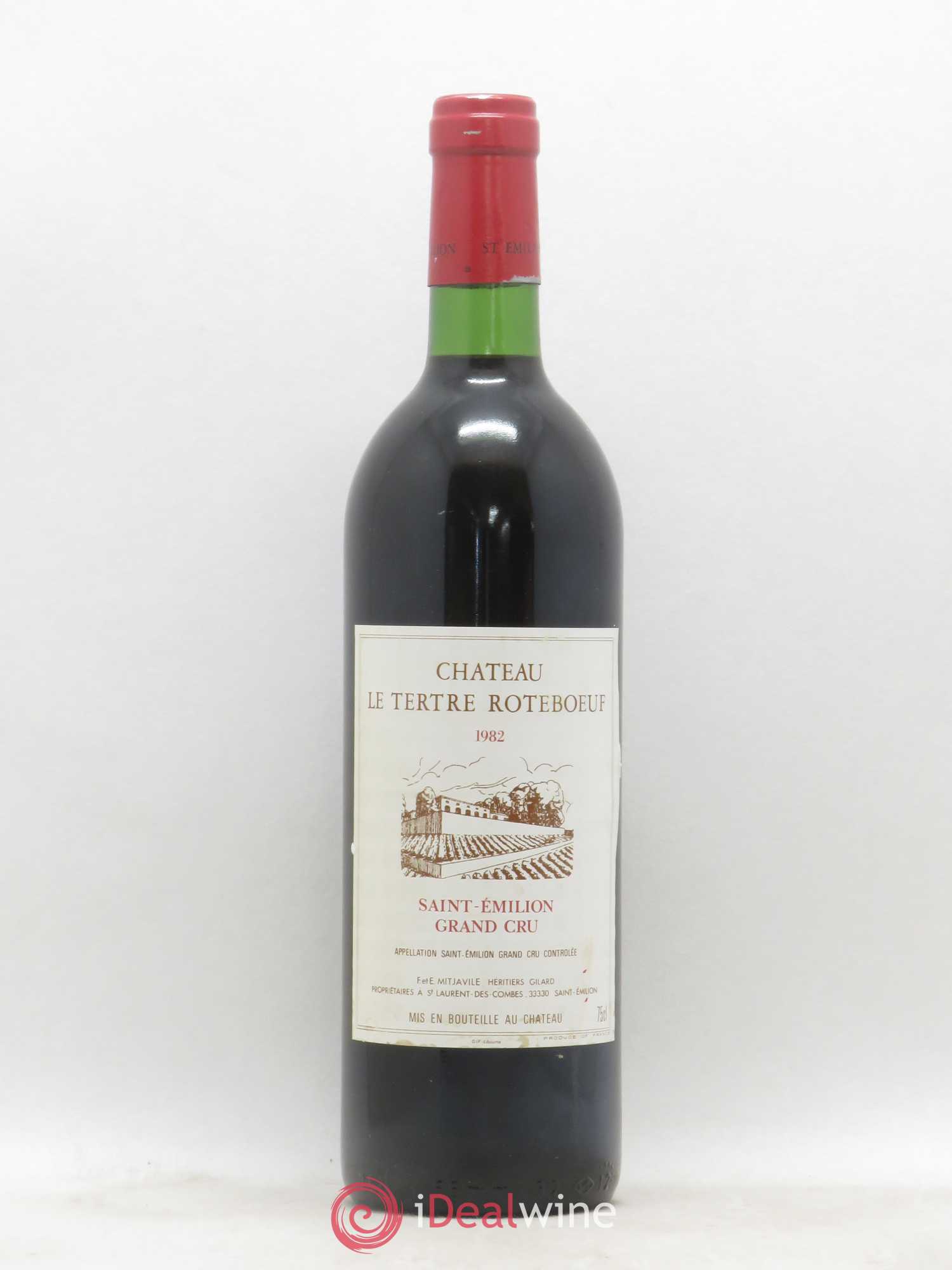 Château Tertre Roteboeuf 1982 - Lot de 1 bouteille - 0