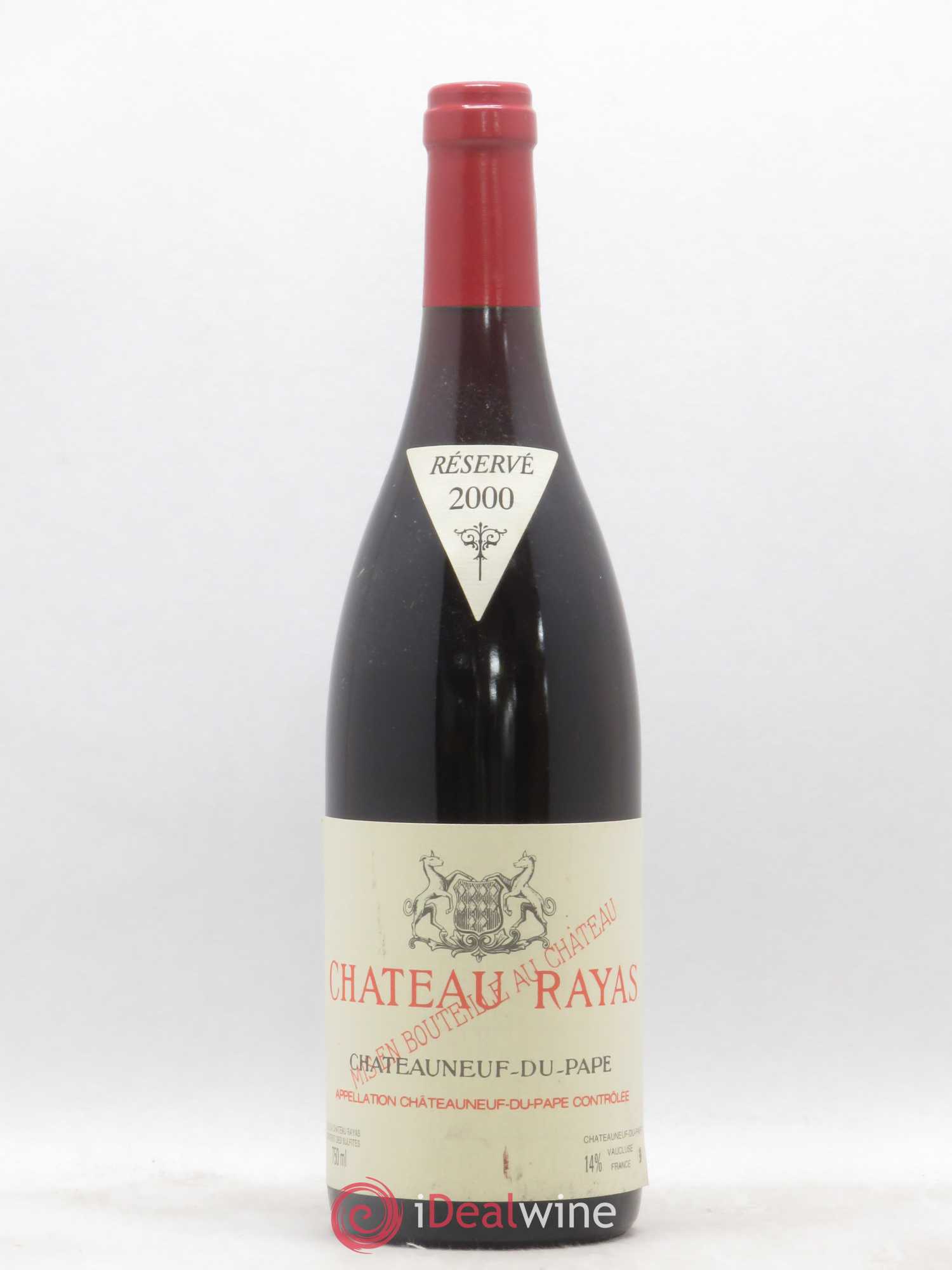 Châteauneuf-du-Pape Château Rayas Emmanuel Reynaud 2000 - Lot de 1 bouteille - 0