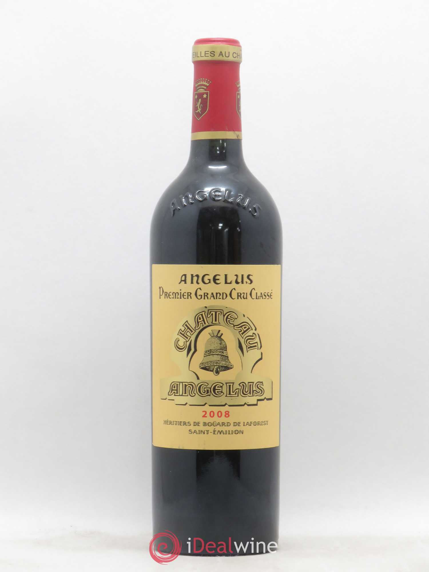 Château Angélus 1er Grand Cru Classé A 2008 - Lot de 1 bouteille - 0