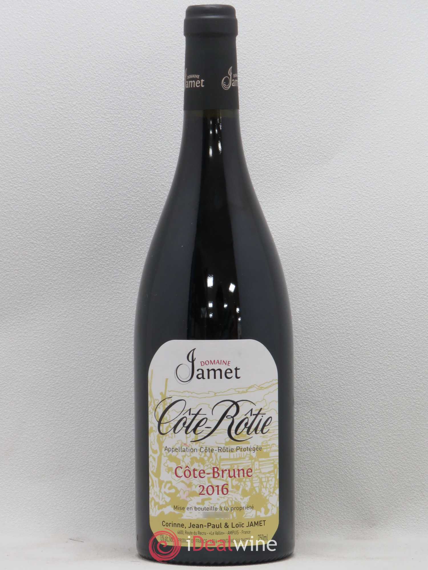 Côte-Rôtie Côte Brune Jamet (Domaine) 2016 - Lot de 1 bouteille - 0