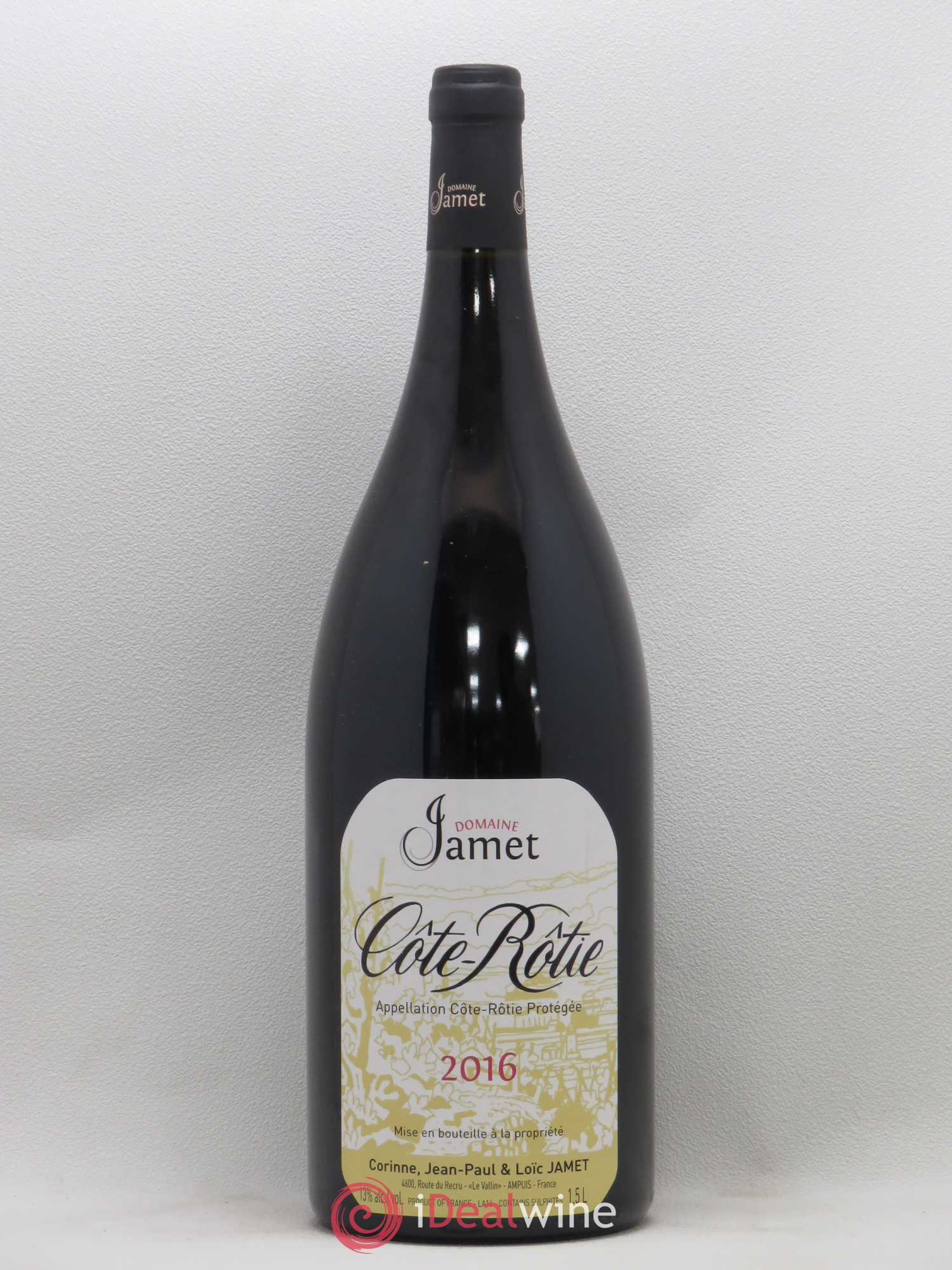 Côte-Rôtie Jamet (Domaine) 2016 - Lot de 1 magnum - 0