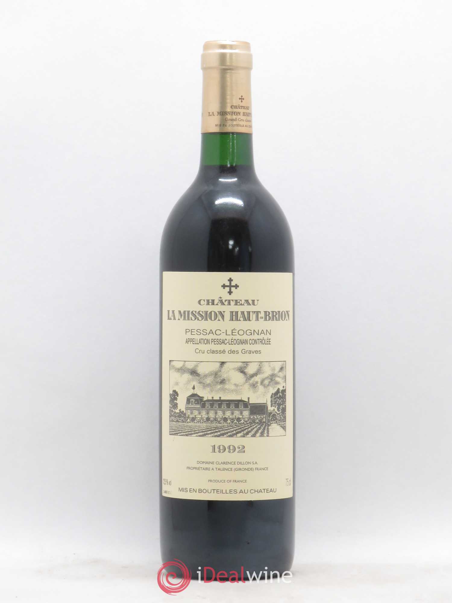 Château la Mission Haut-Brion Cru Classé de Graves 1992 - Lot de 1 bouteille - 0