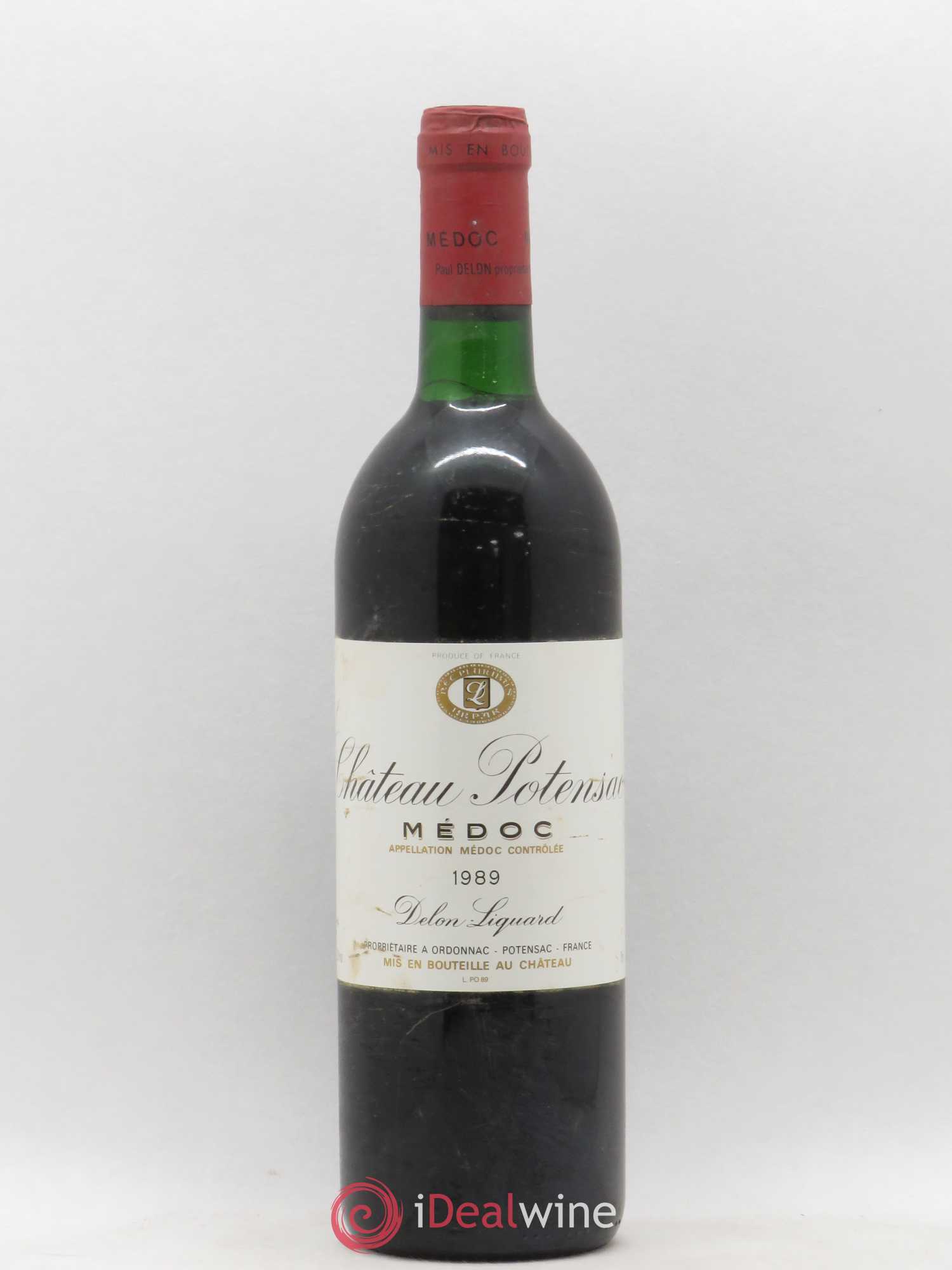 Château Potensac 1989 - Lot de 1 bouteille - 0