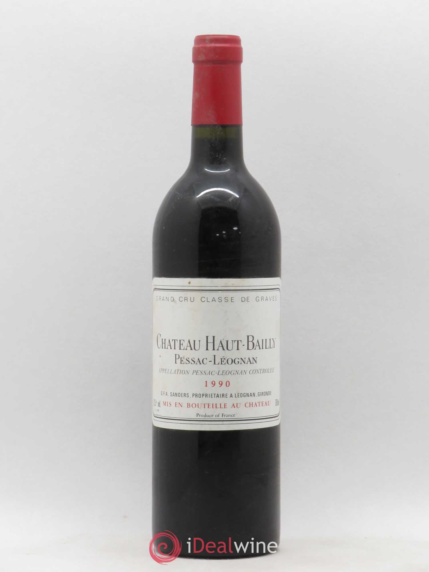 Château Haut-Bailly Cru Classé de Graves 1990 - Lot de 1 bouteille - 0