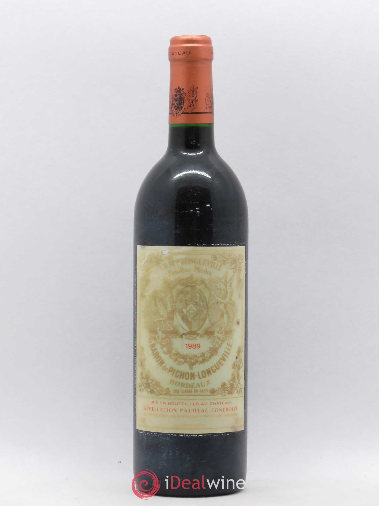 Pichon Longueville Baron 2ème Grand Cru Classé 1989 - Lot de 1 bouteille - 0