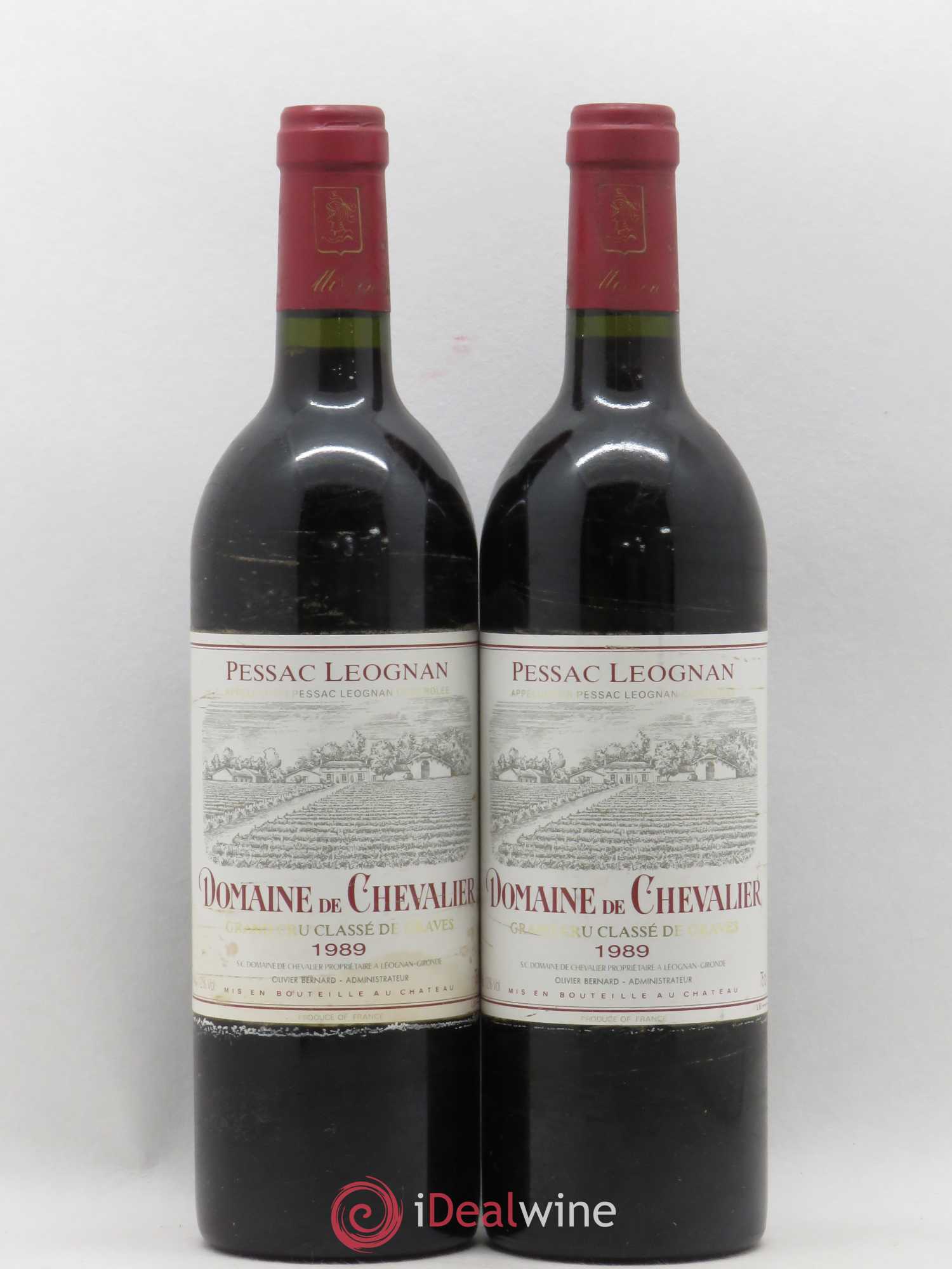 Domaine de Chevalier Cru Classé de Graves 1989 - Lot de 2 bouteilles - 0