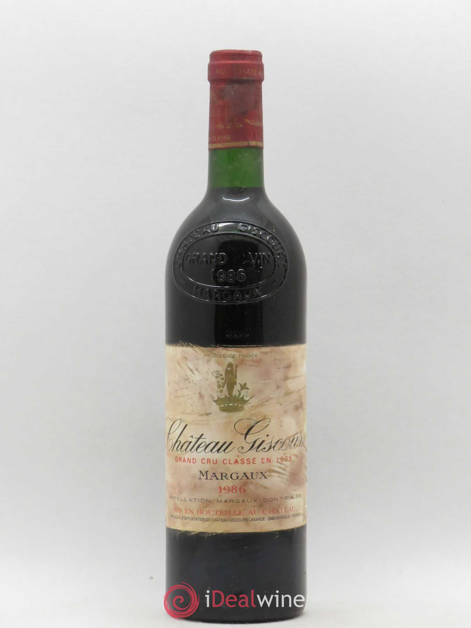 Château Giscours 3ème Grand Cru Classé 1986 - Lot de 1 bouteille - 0