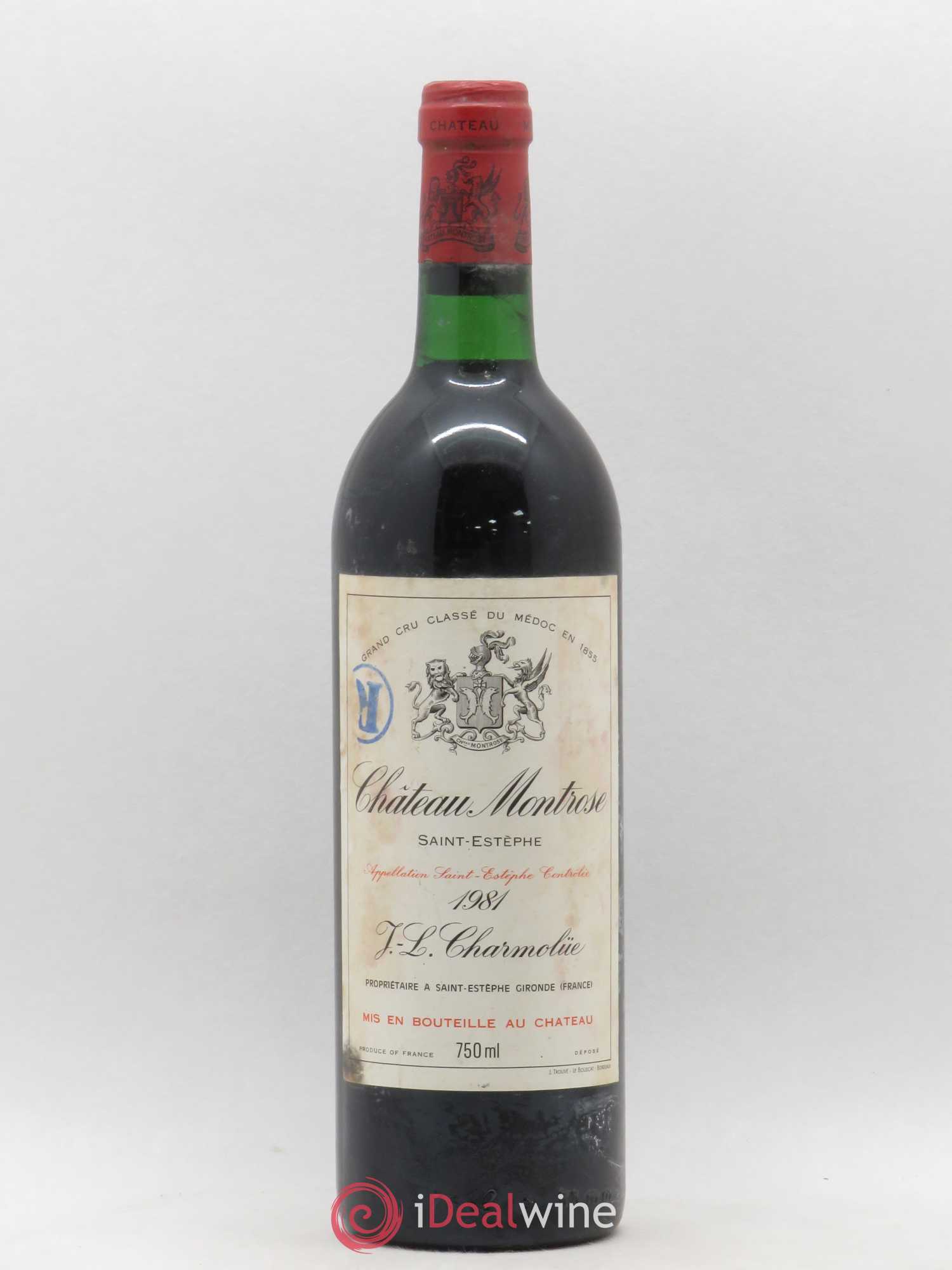 Château Montrose 2ème Grand Cru Classé 1981 - Lot de 1 bouteille - 0