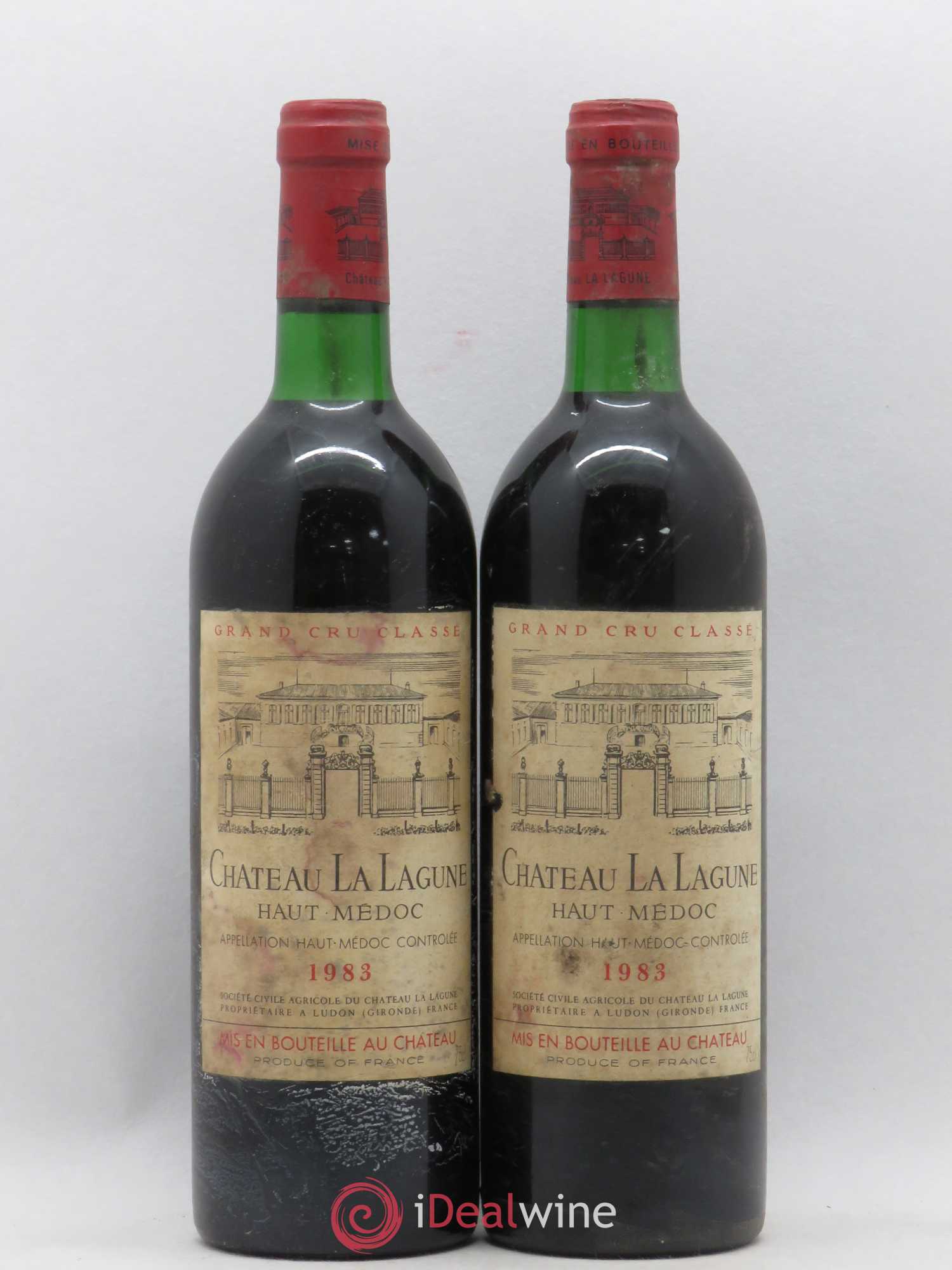 Château la Lagune 3ème Grand Cru Classé 1983 - Lot de 2 bouteilles - 0