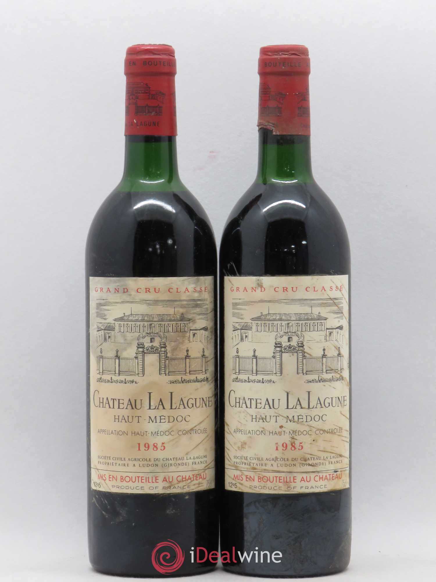 Château la Lagune 3ème Grand Cru Classé 1985 - Lot de 2 bouteilles - 0