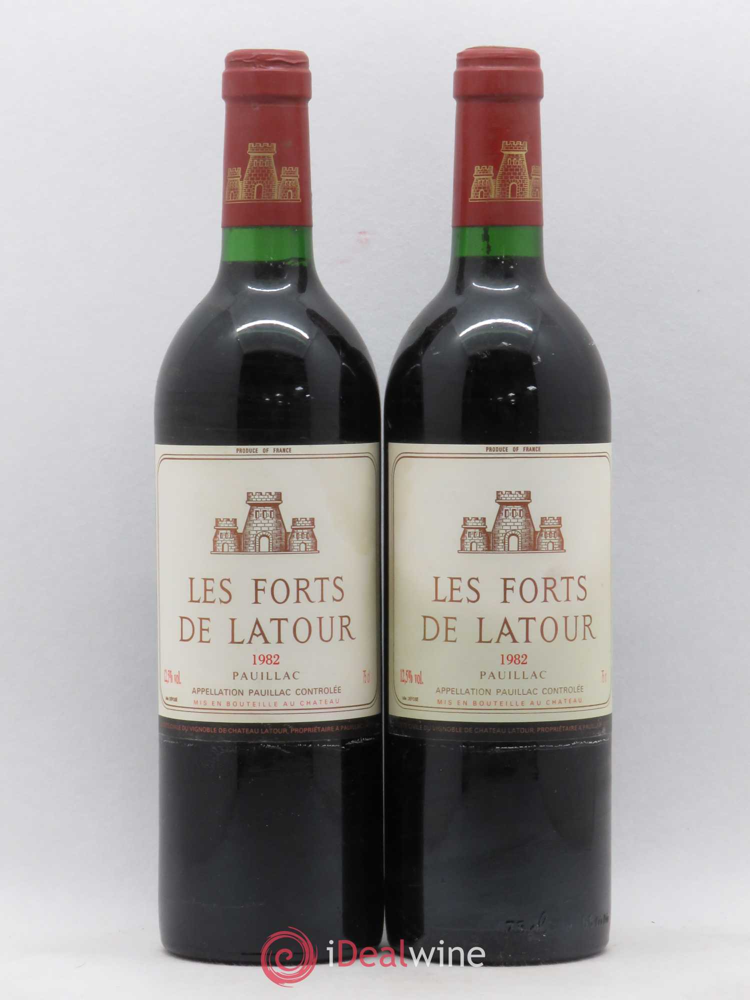 Les Forts de Latour Second Vin 1982 - Lot de 2 bouteilles - 0