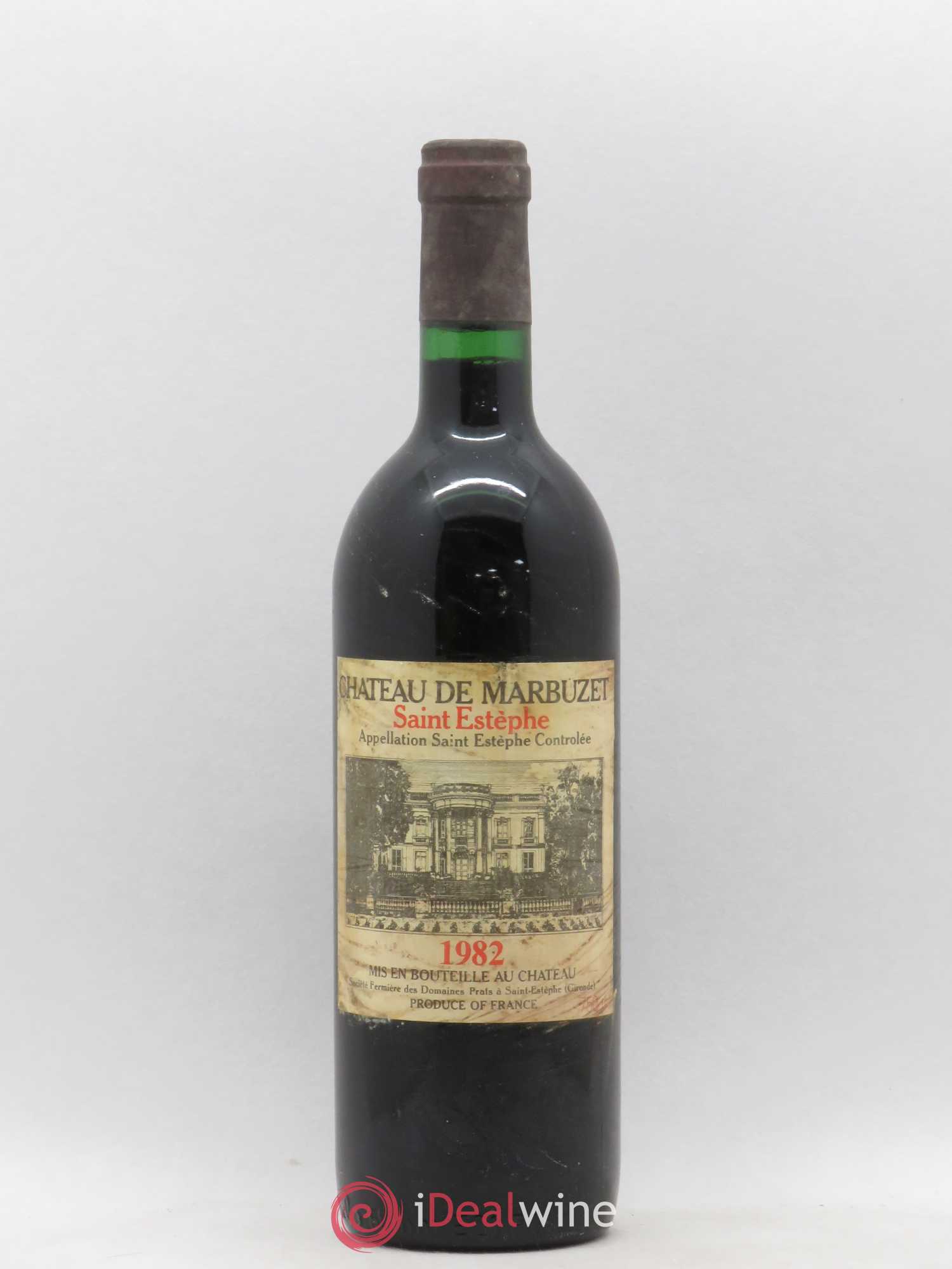 Château de Marbuzet Cru Bourgeois 1982 - Lot de 1 bouteille - 0