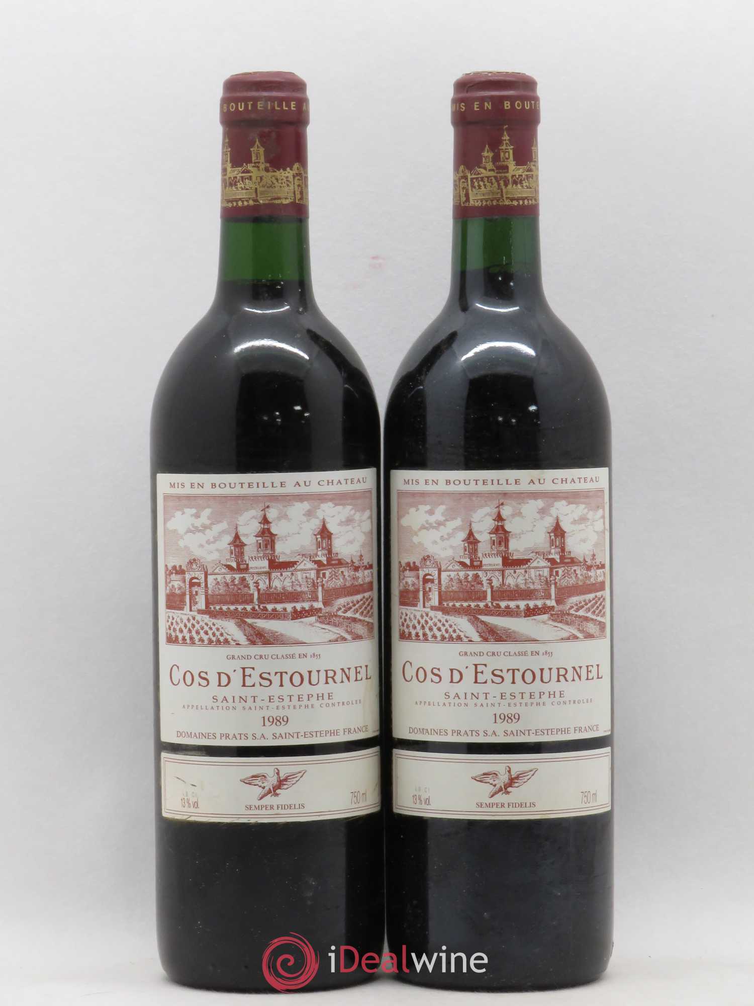 Cos d'Estournel 2ème Grand Cru Classé 1989 - Lot de 2 bouteilles - 0