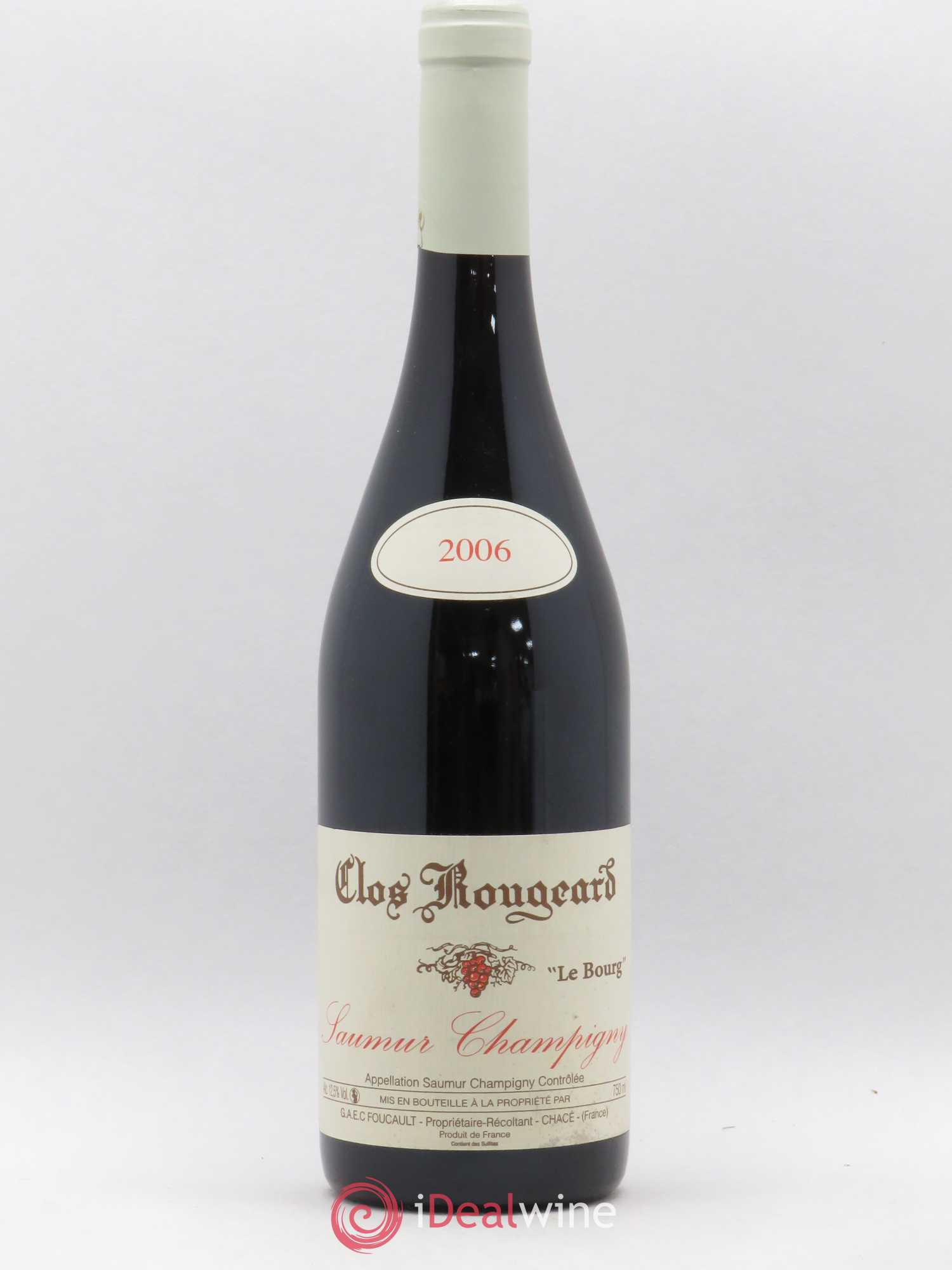 Saumur-Champigny Le Bourg Clos Rougeard 2006 - Lot de 1 bouteille - 0