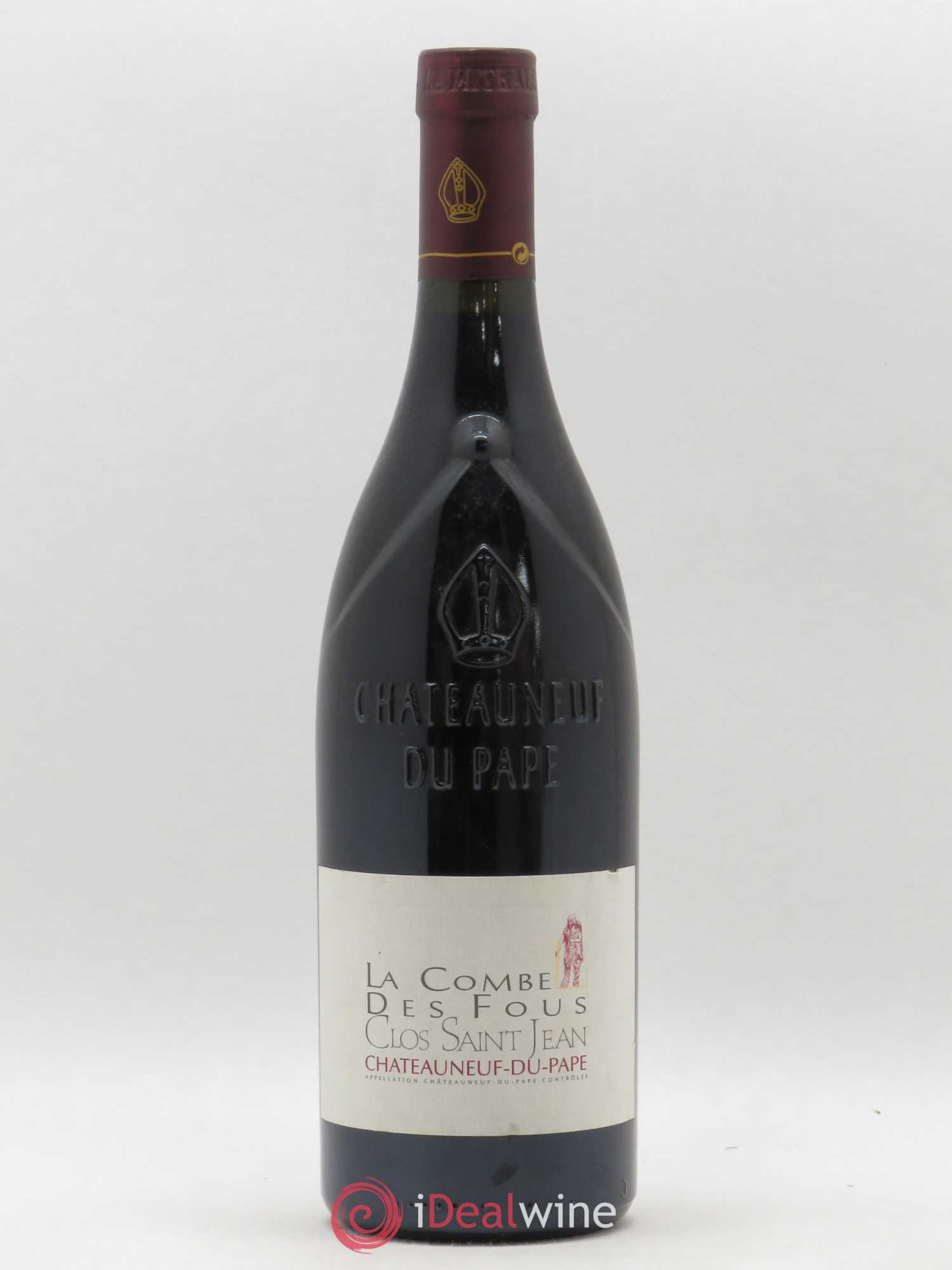 Châteauneuf-du-Pape Clos Saint-Jean La Combe des Fous Pascal et Vincent Maurel 2008 - Lot de 1 bouteille - 0