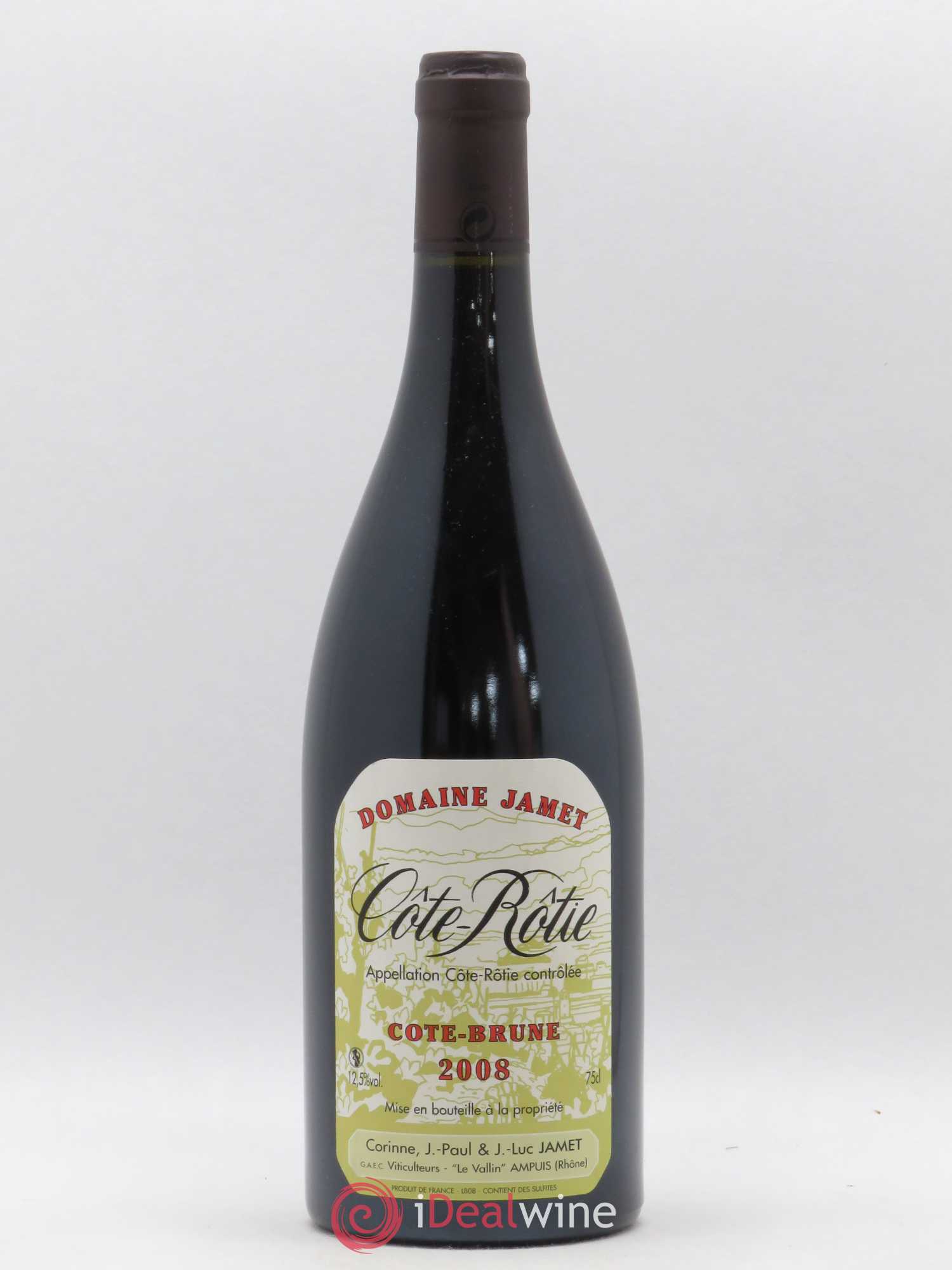Côte-Rôtie Côte Brune Jamet (Domaine) 2008 - Lot de 1 bouteille - 0