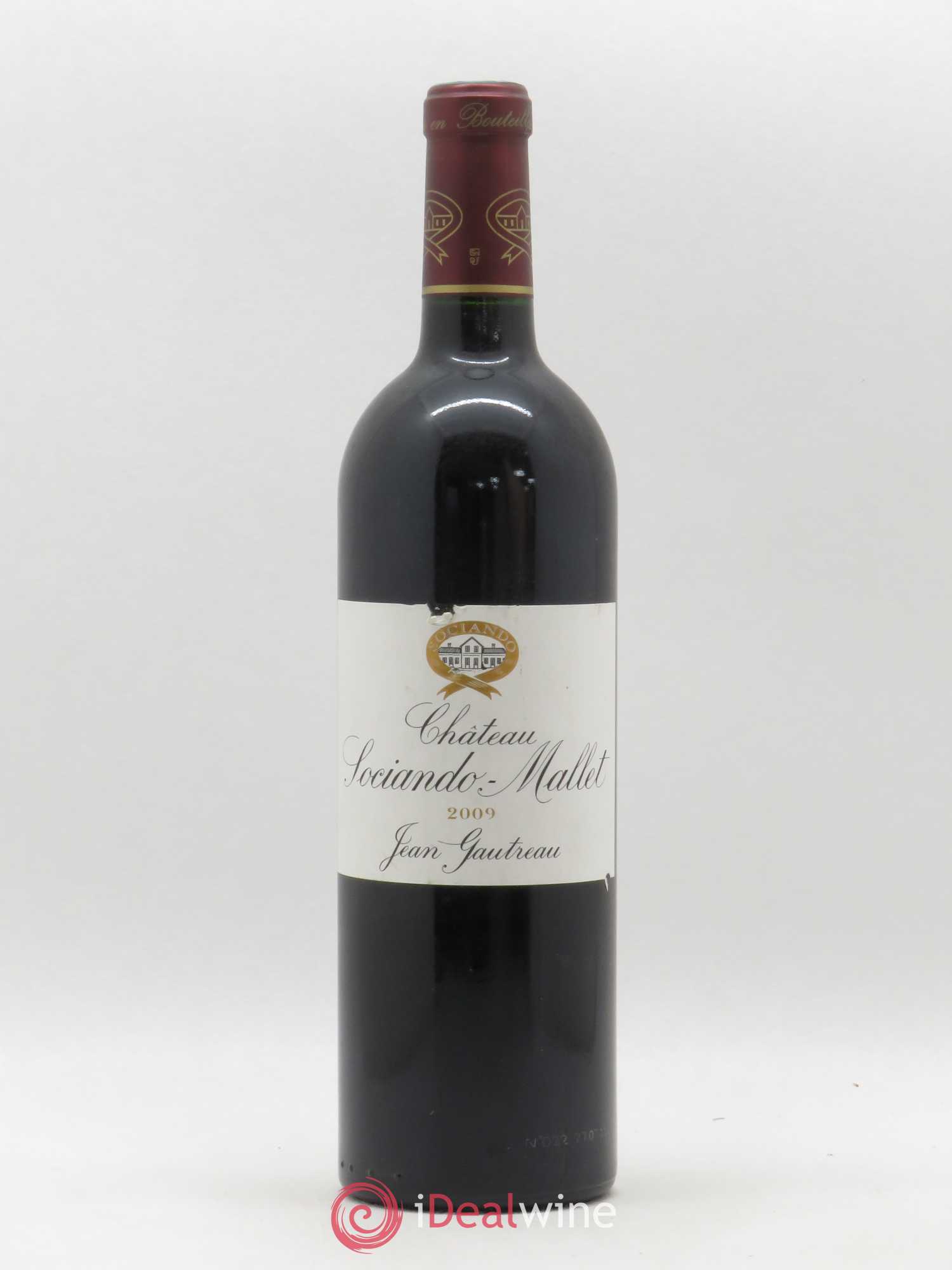 Château Sociando Mallet 2009 - Lot de 1 bouteille - 0
