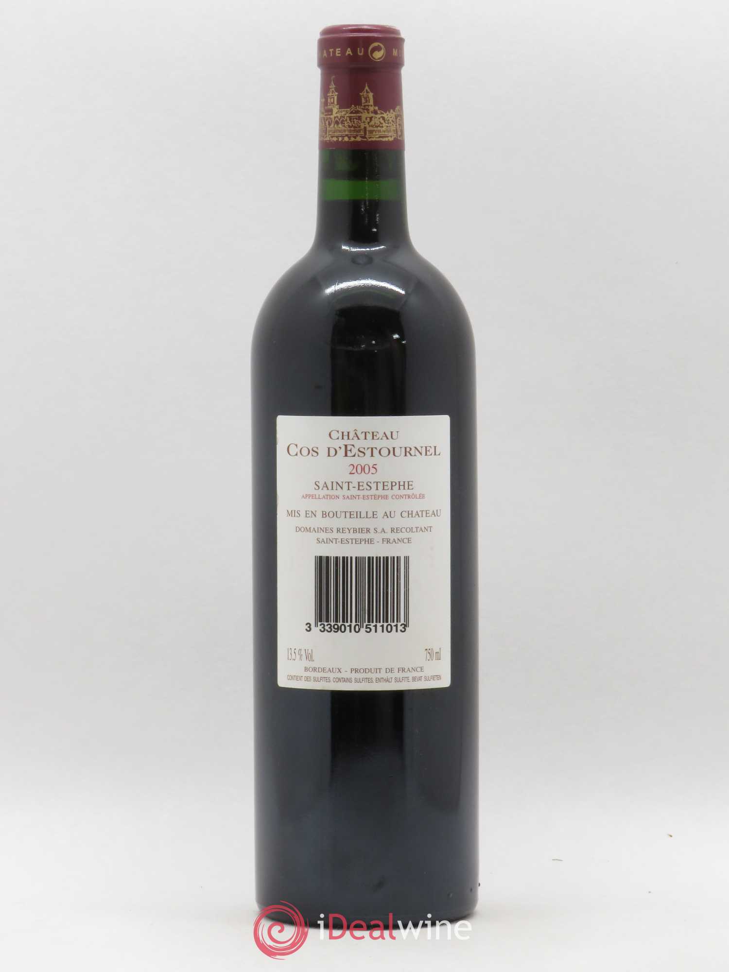 Cos d'Estournel 2ème Grand Cru Classé 2005 - Lot de 1 bouteille - 1