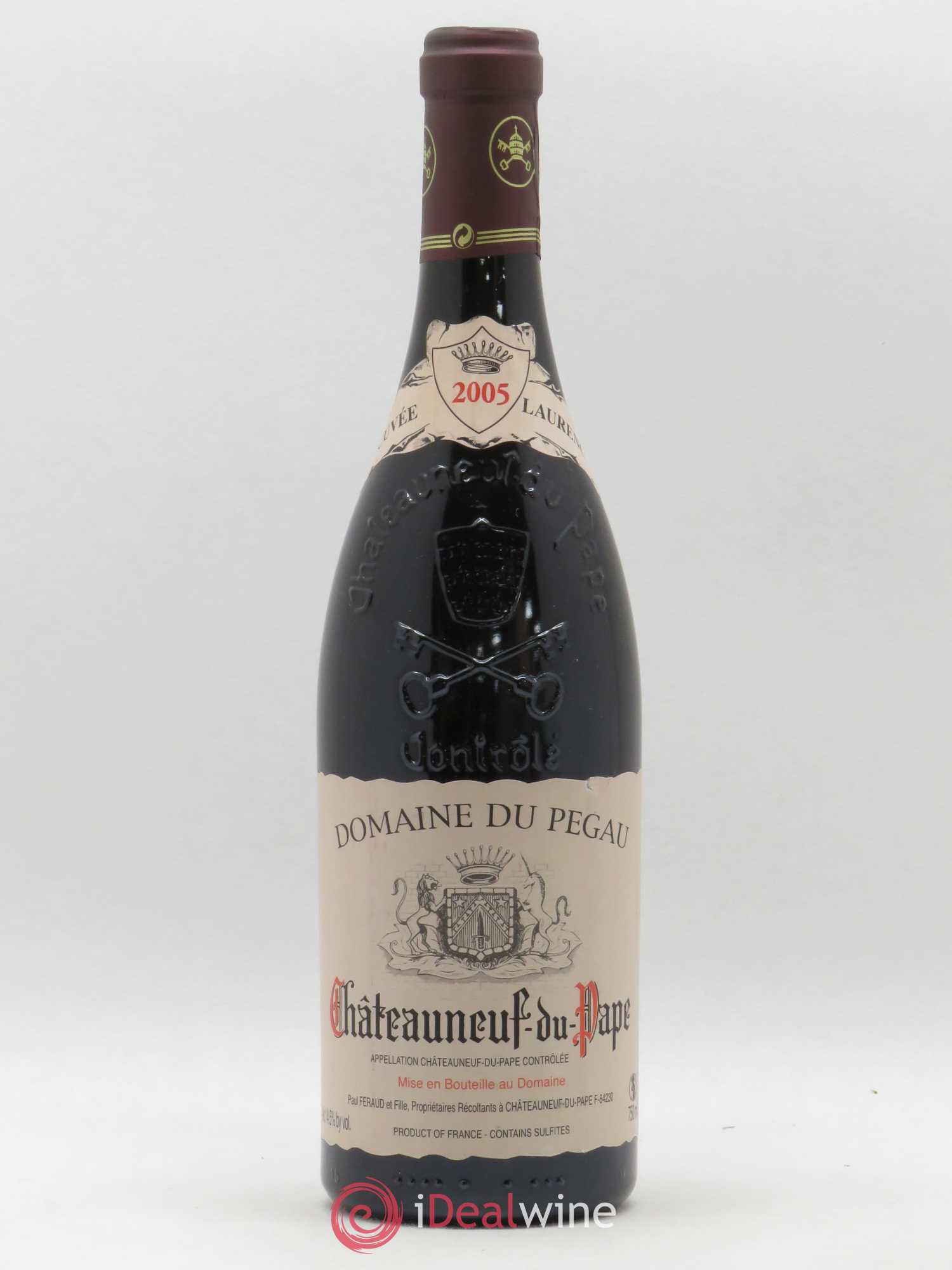 Châteauneuf-du-Pape Domaine du Pégau Cuvée Laurence Paul et Laurence Féraud 2005 - Lot de 1 bouteille - 0