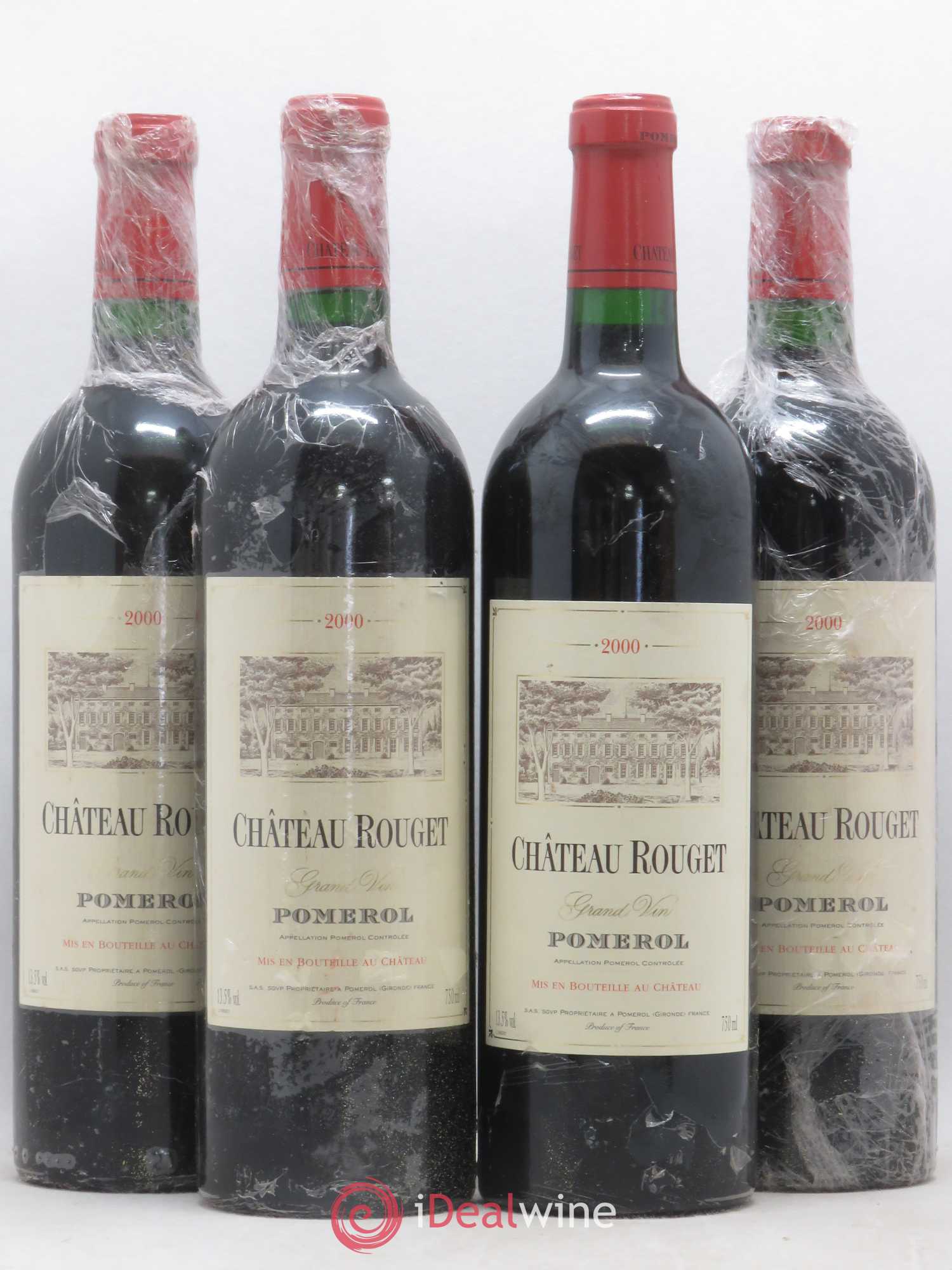 Château Rouget 2000 - Lotto di 4 bottiglie - 0