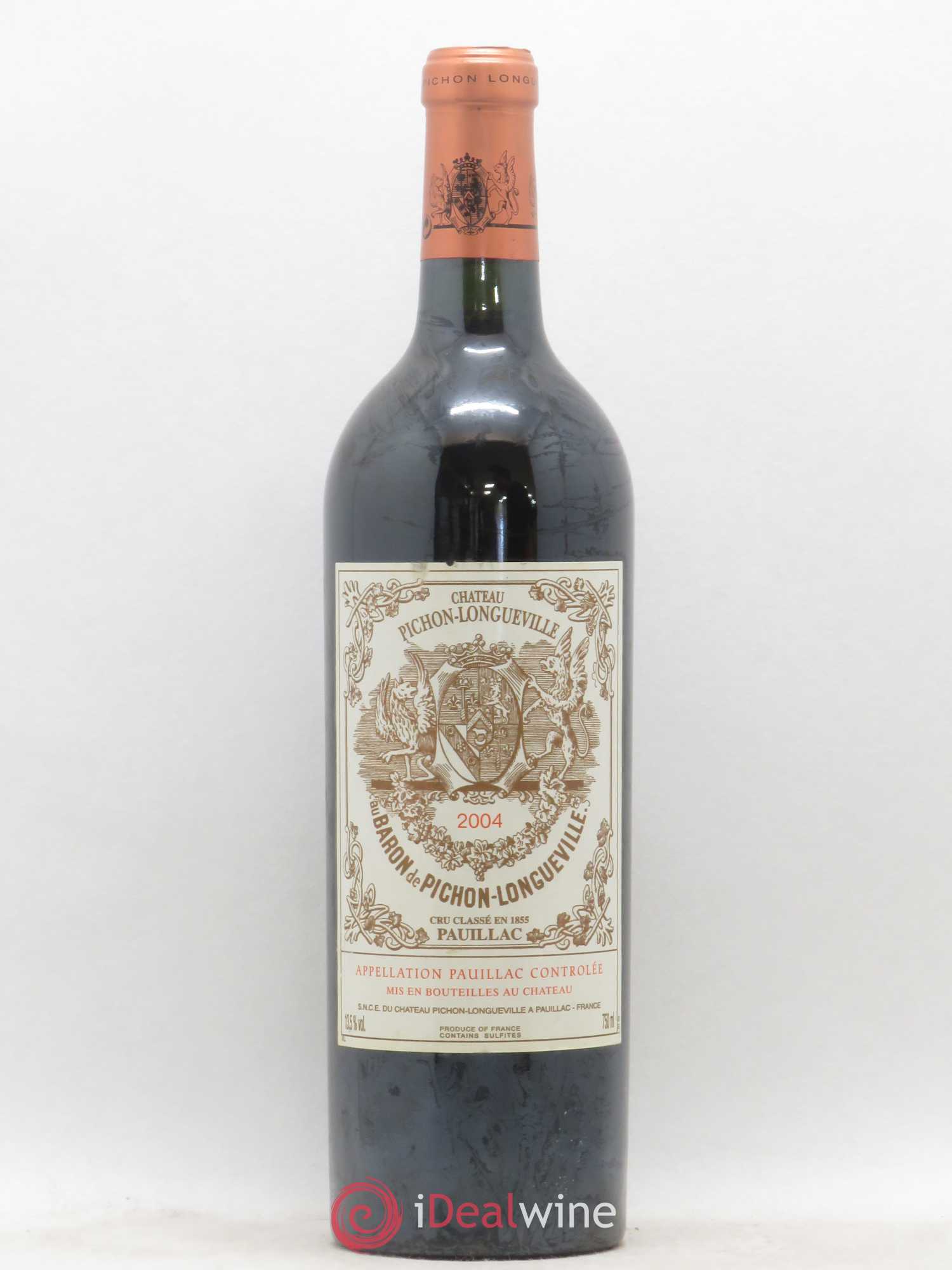 Pichon Longueville Baron 2ème Grand Cru Classé 2004 - Lot de 1 bouteille - 0