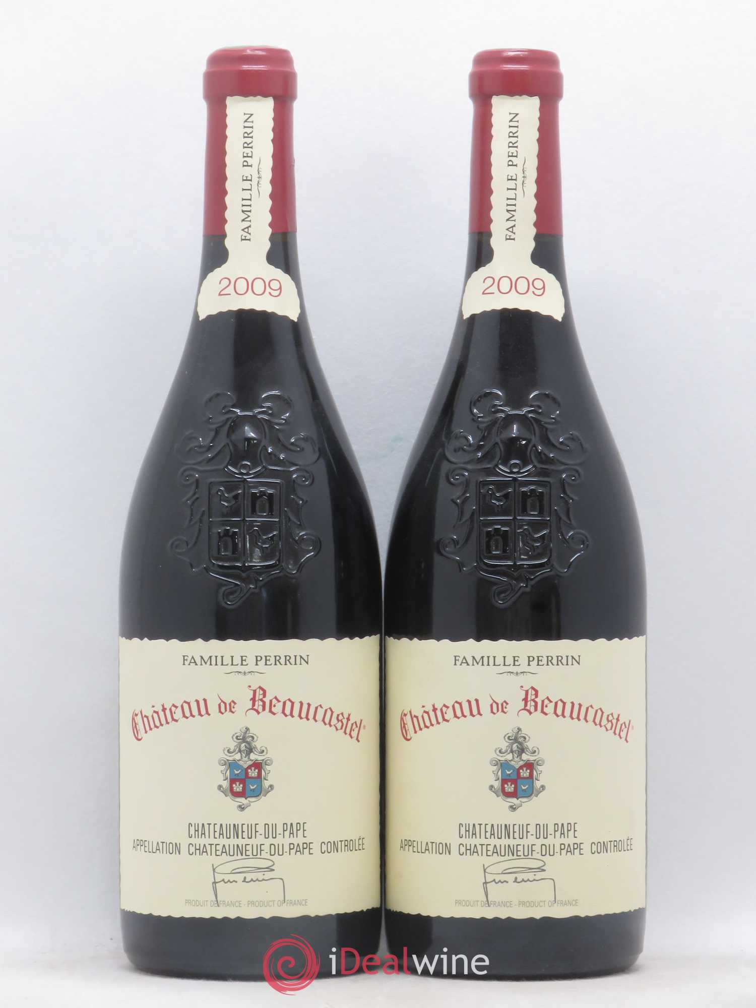 Châteauneuf-du-Pape Château de Beaucastel Famille Perrin 2009 - Lot de 2 bouteilles - 0