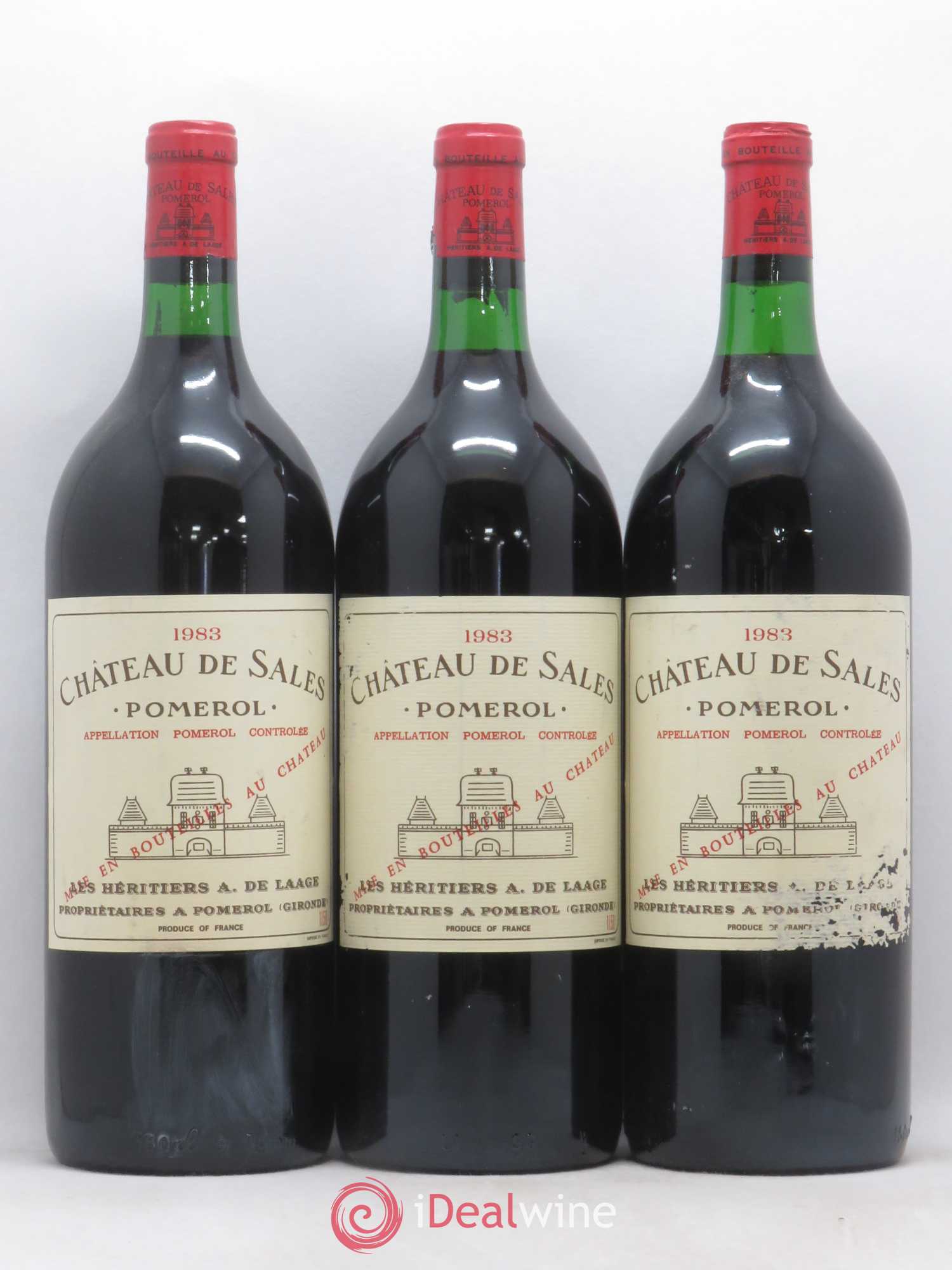 Château de Sales 1983 - Lot de 3 magnums - 0