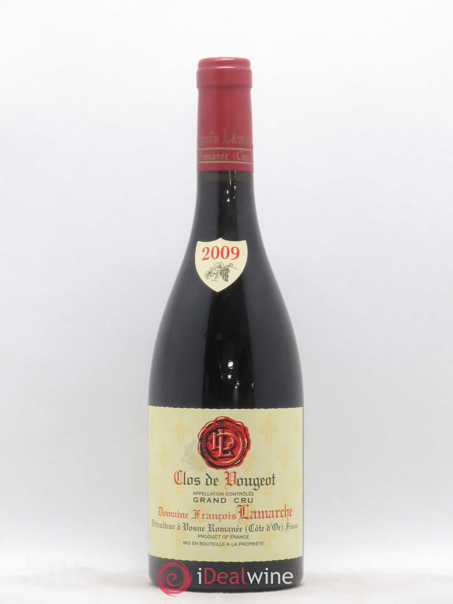 Clos de Vougeot Grand Cru Lamarche (Domaine) 2009 - Lot de 1 bouteille - 0