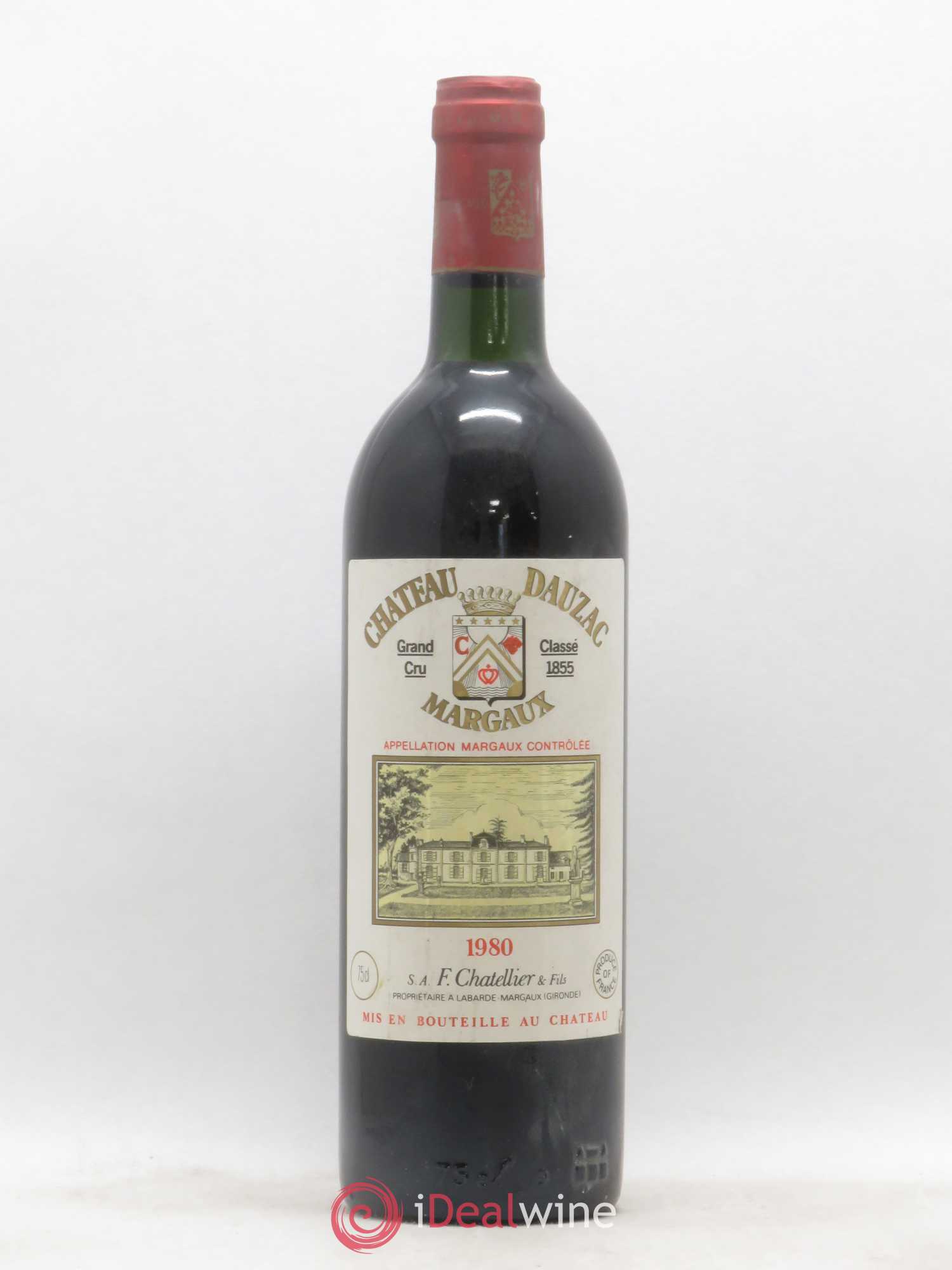 Château Dauzac 5ème Grand Cru Classé 1980 - Lot de 1 bouteille - 0