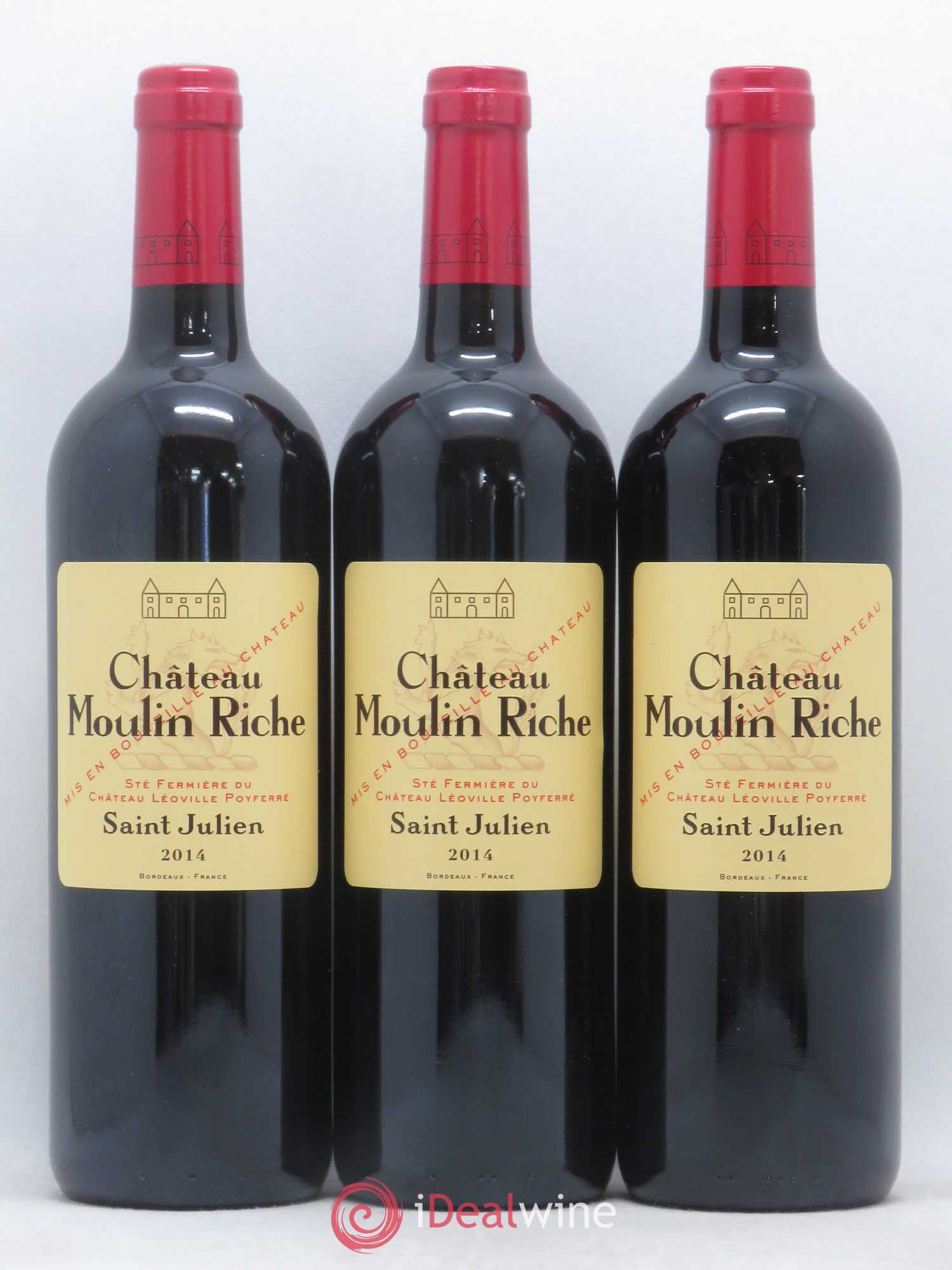 Château Moulin Riche (sans prix de réserve) 2014 - Lot de 6 bouteilles - 1