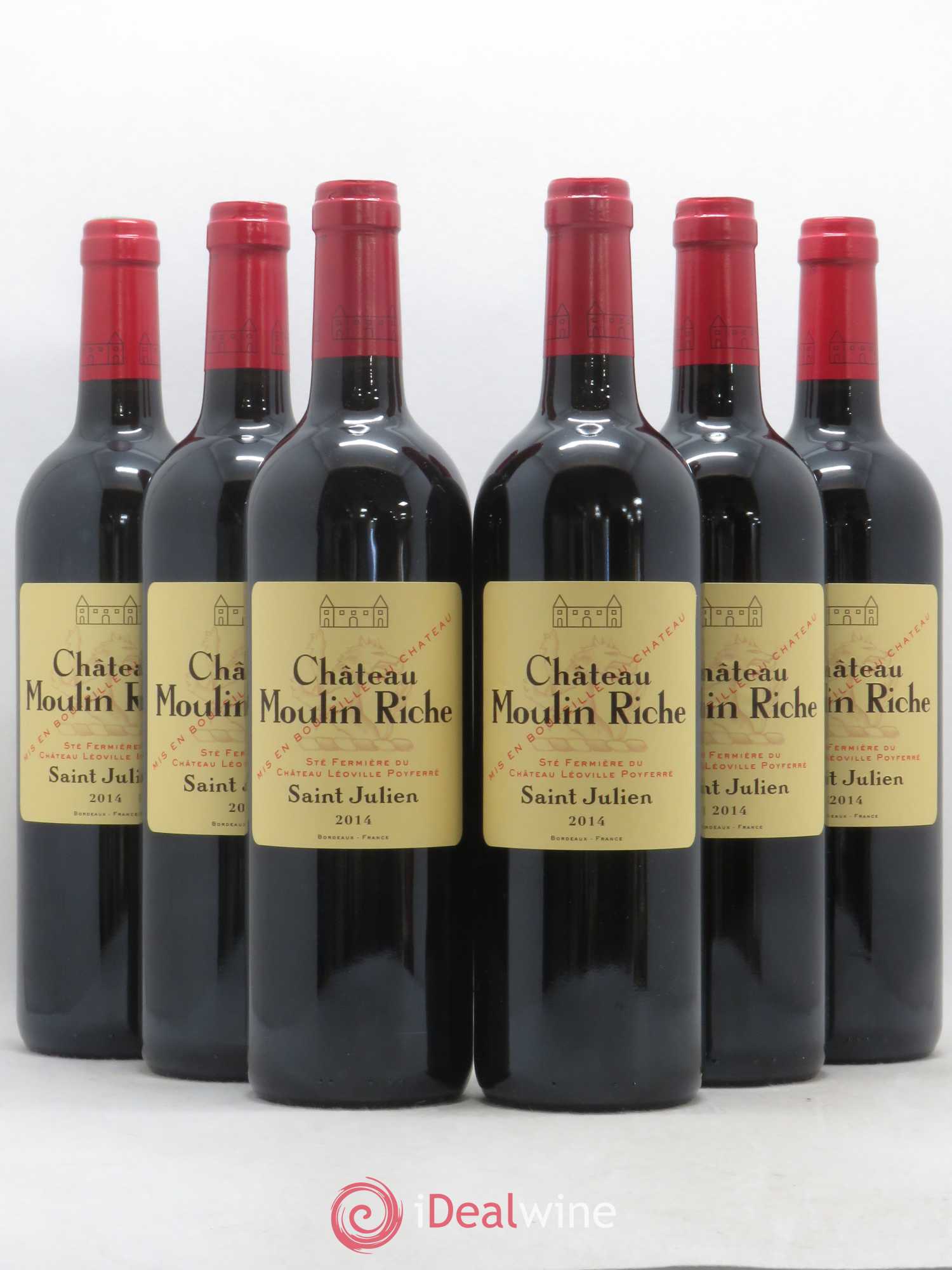 Château Moulin Riche (sans prix de réserve) 2014 - Lot de 6 bouteilles - 0