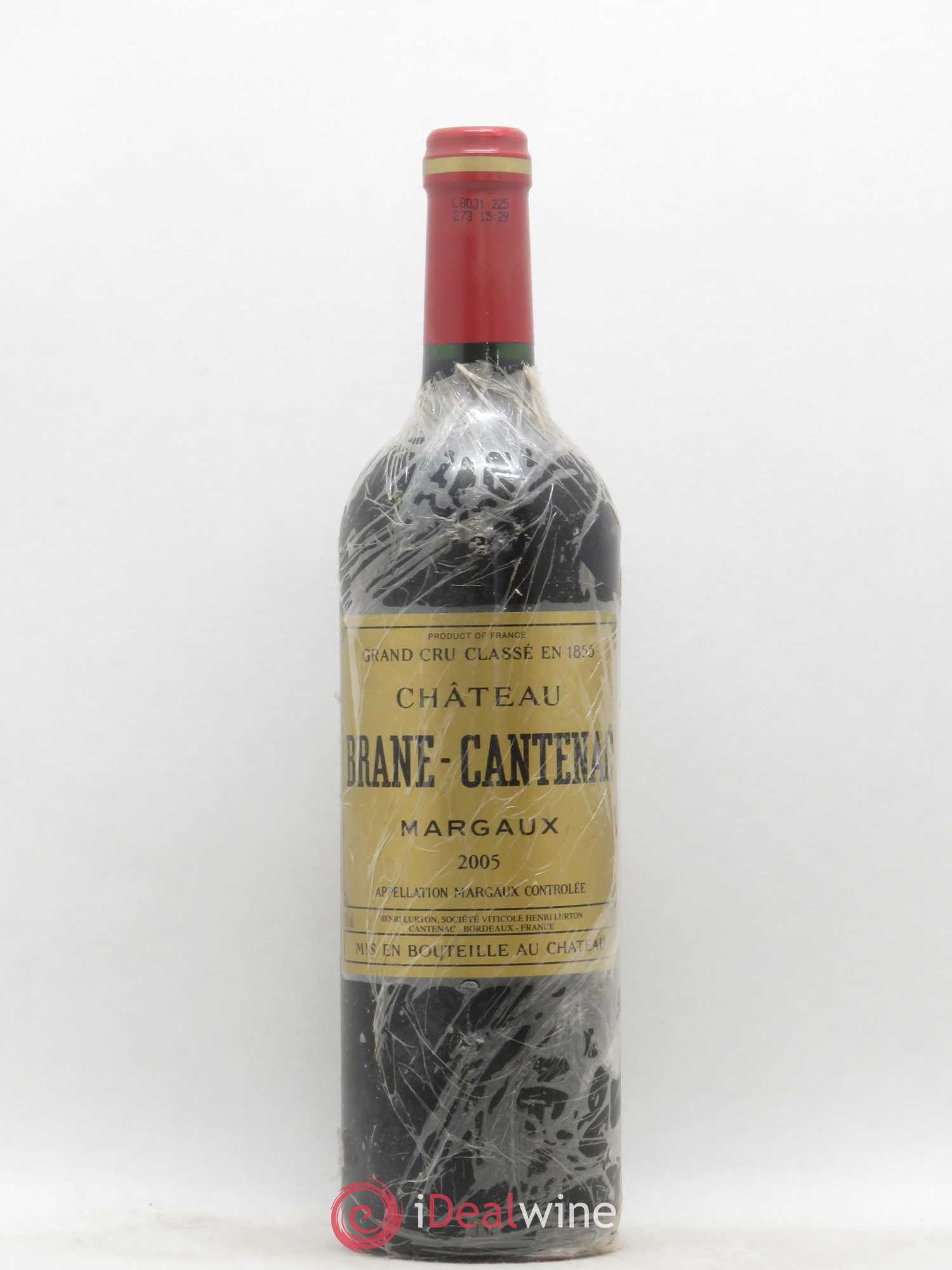 Château Brane Cantenac 2ème Grand Cru Classé 2005 - Lot de 1 bouteille - 0