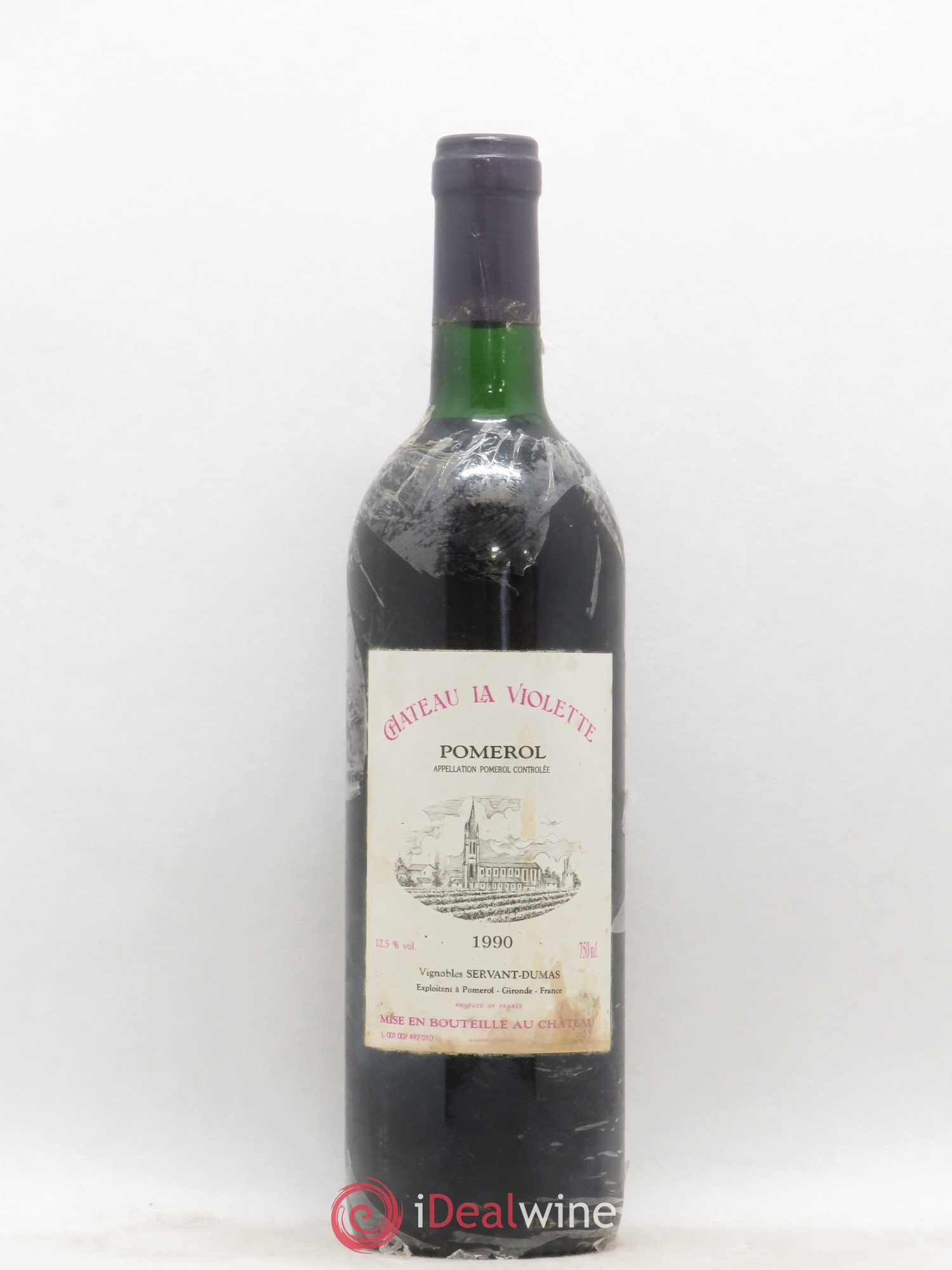 Château la Violette 1990 - Lot de 1 bouteille - 0
