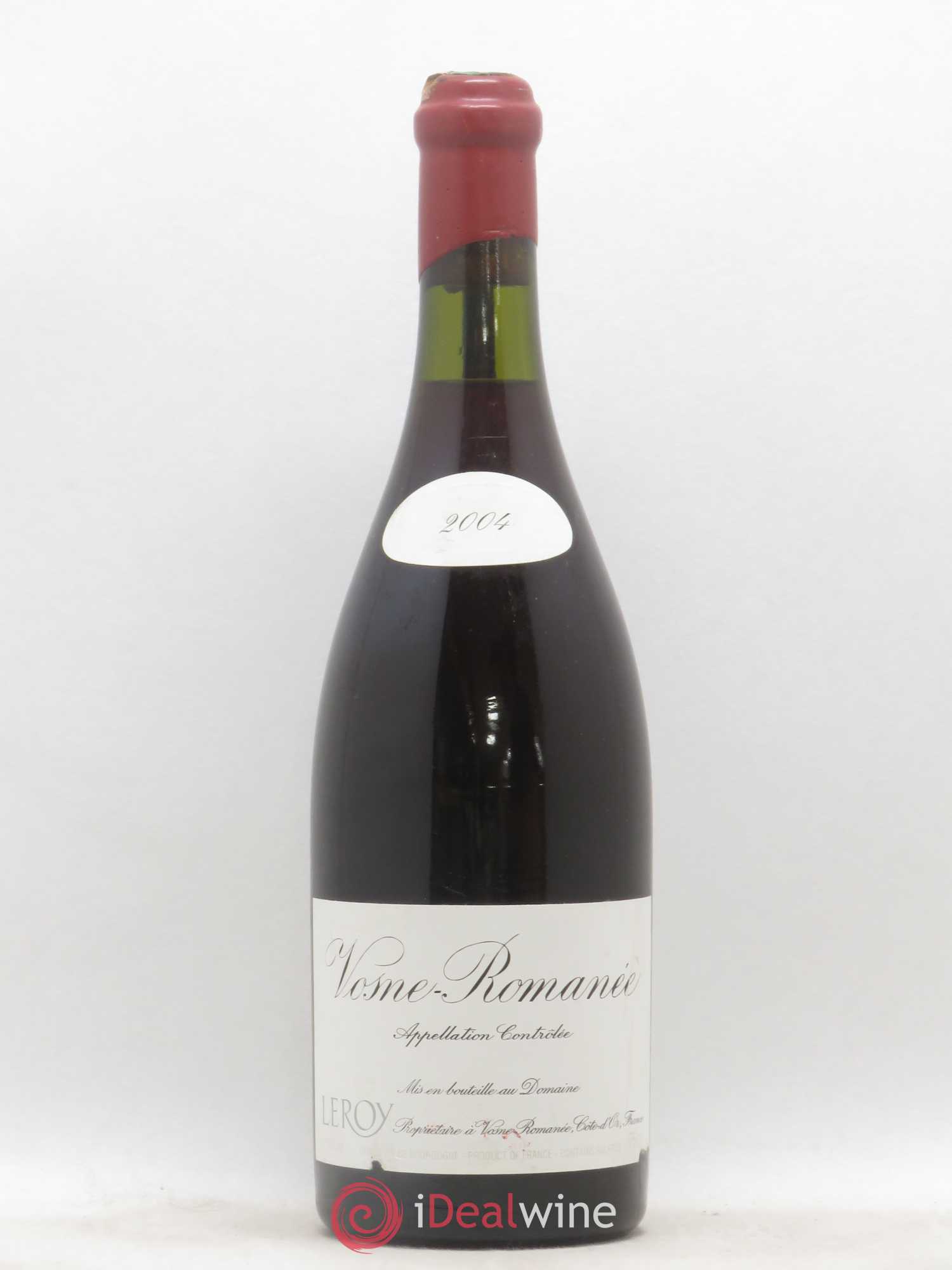 Vosne-Romanée Leroy (Domaine) 2004 - Lot de 1 bouteille - 0