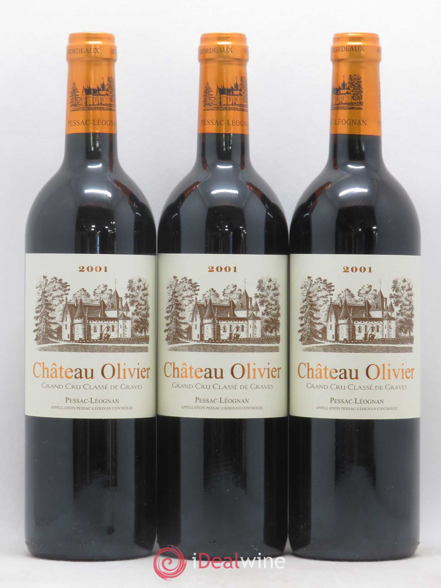 Château Olivier Cru Classé de Graves 2001 - Lot de 6 bouteilles - 2