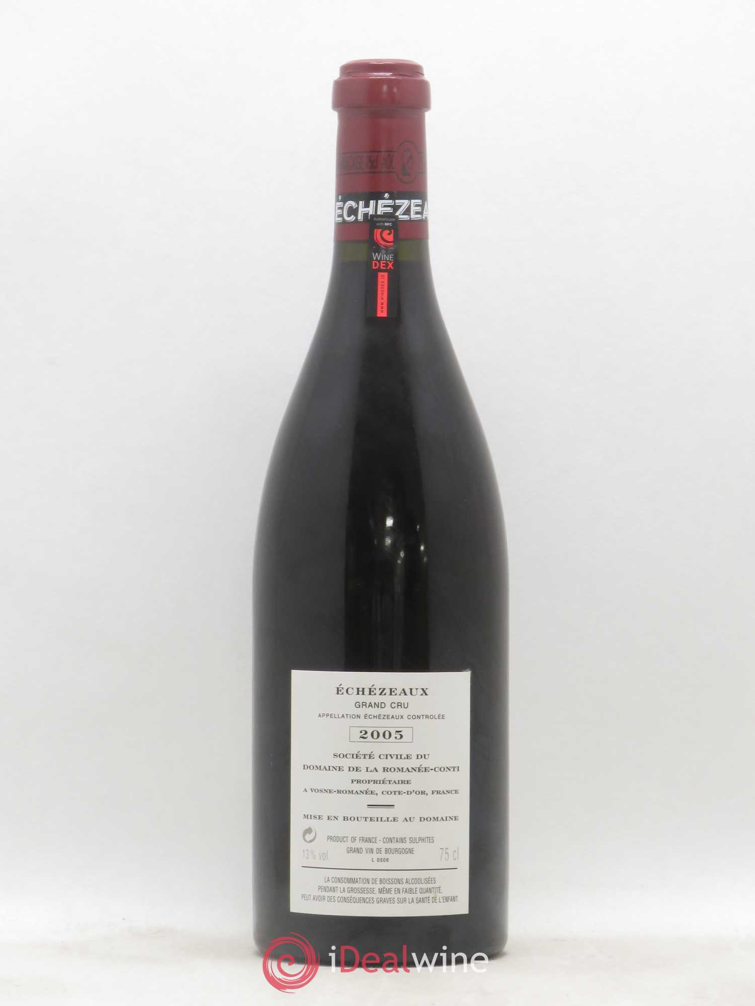 Echezeaux Grand Cru Domaine de la Romanée-Conti 2005 - Lot de 1 bouteille - 1