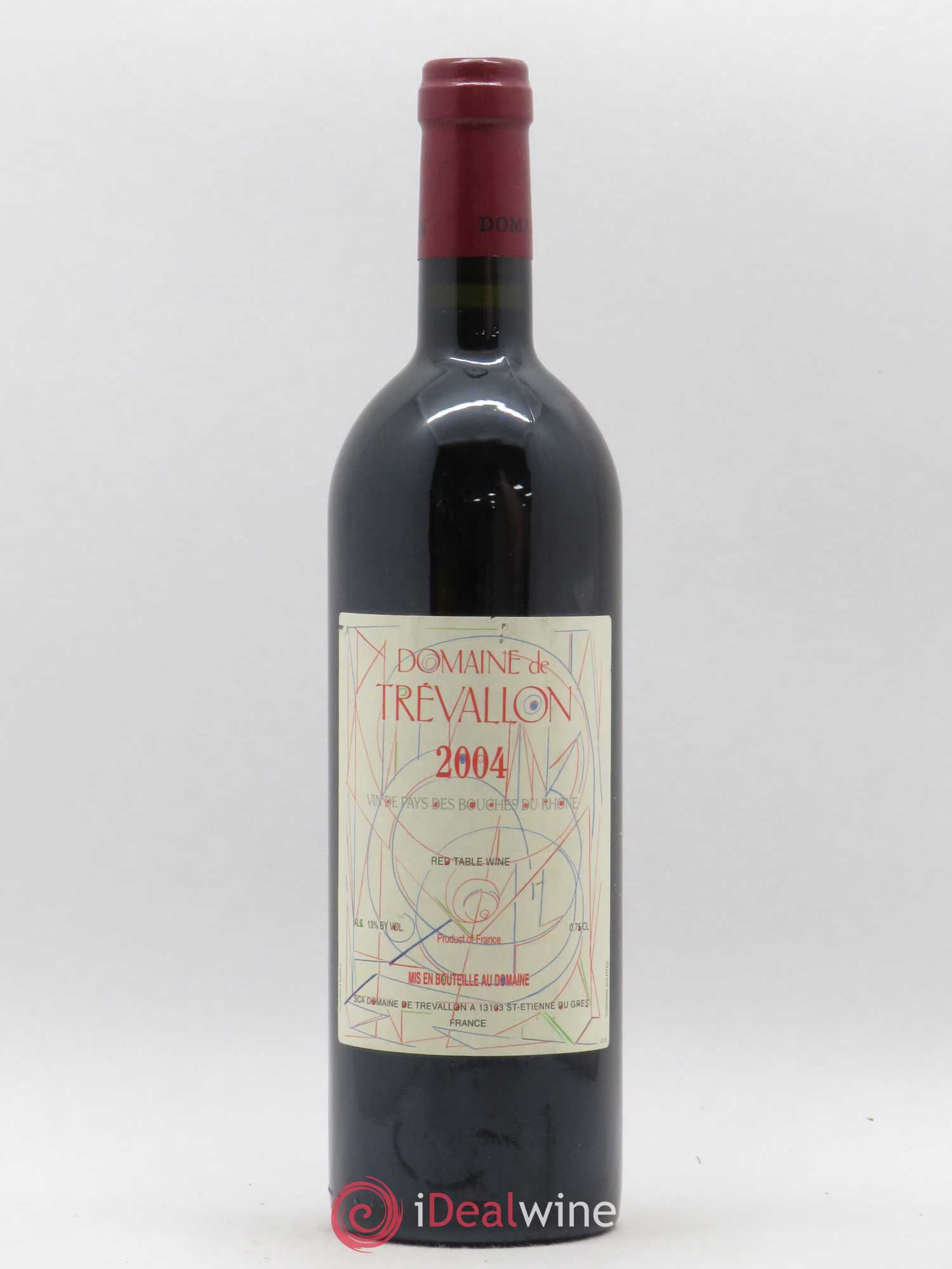 VDP Bouches du Rhône Trévallon (Domaine de) Eloi Dürrbach 2004 - Lot de 1 bouteille - 0