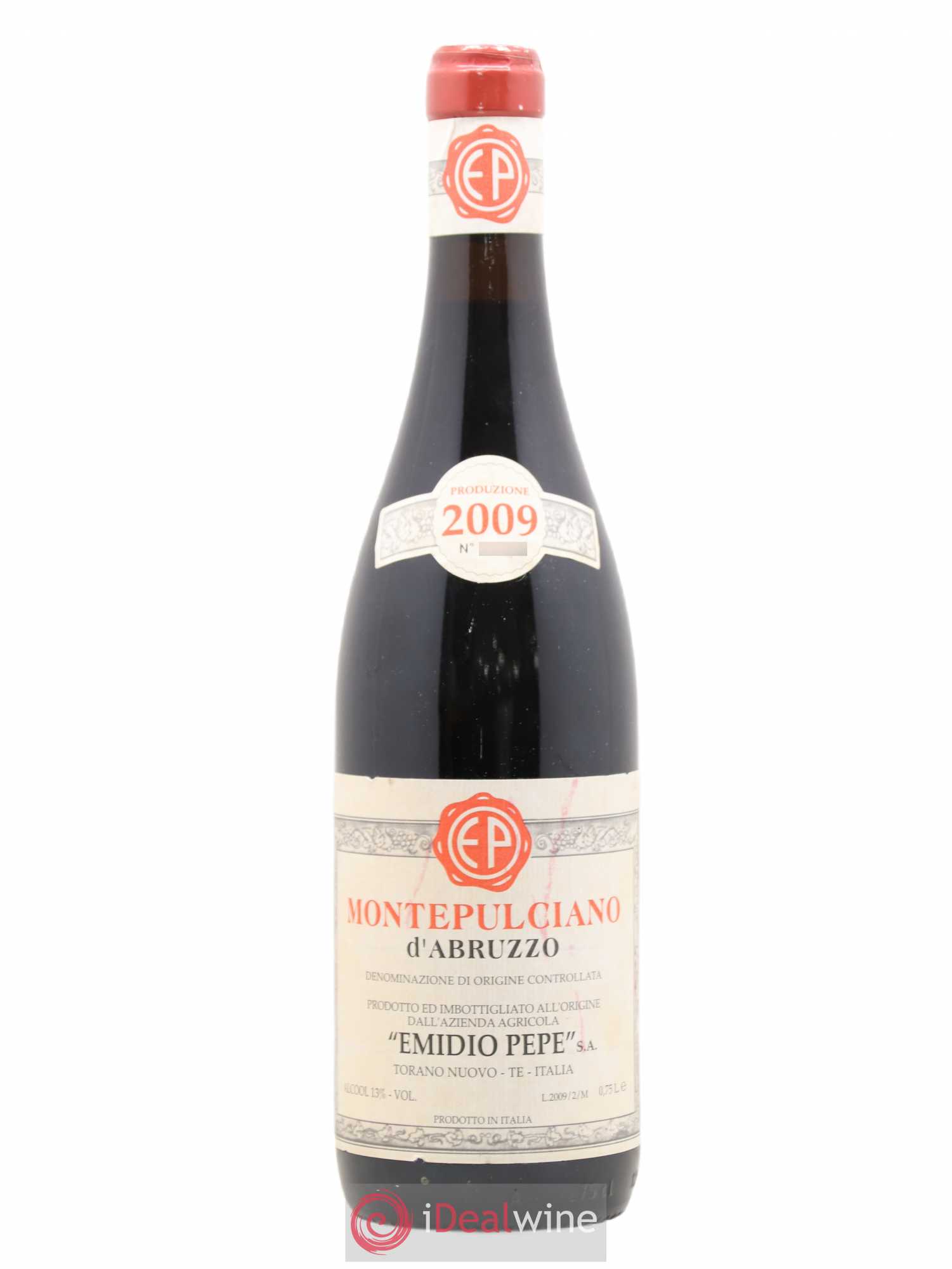 Montepulciano d'Abruzzo DOC Riserva Vecchie Viti Emidio Pepe 2009 - Lot de 1 bouteille - 0