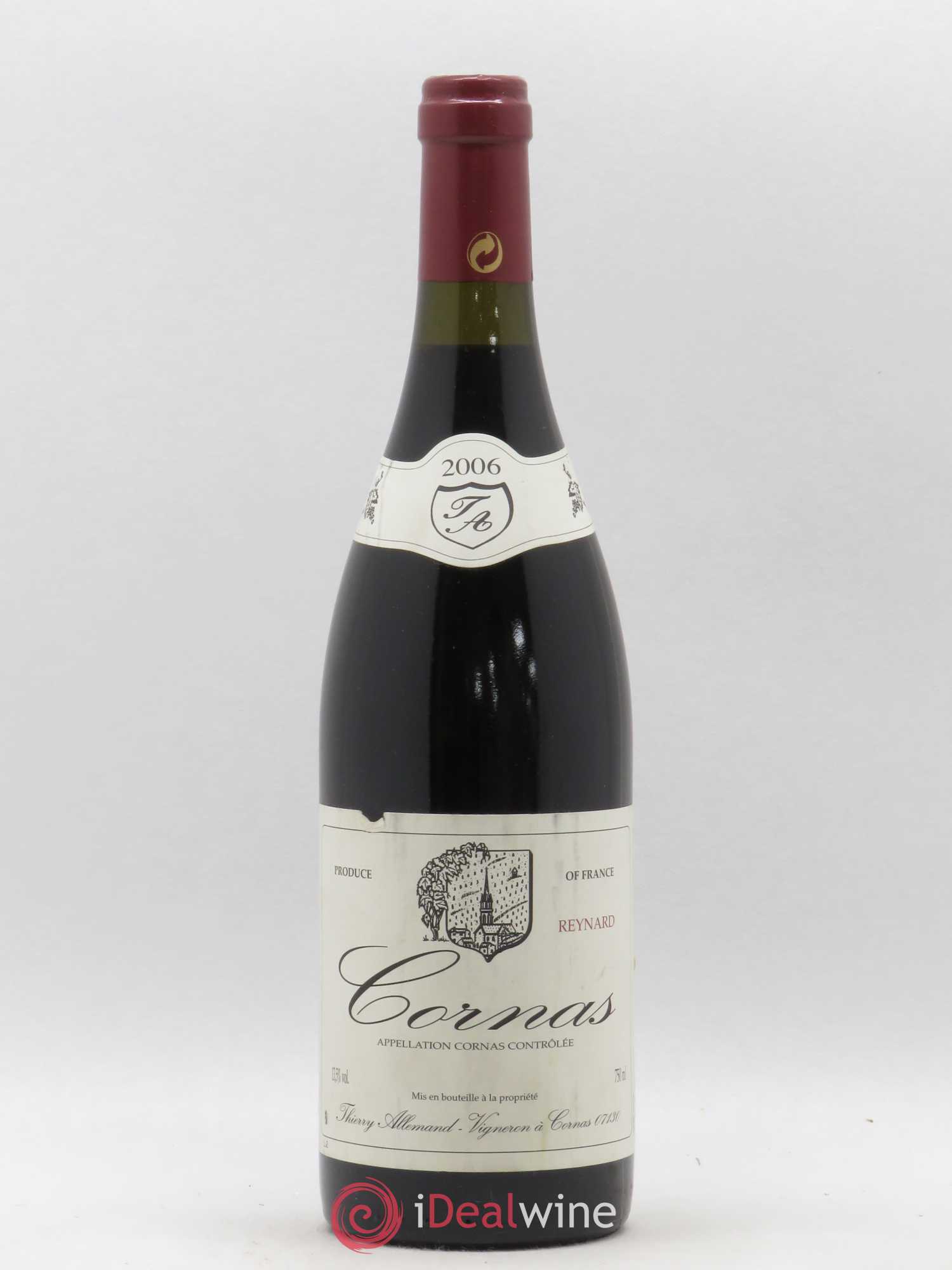 Cornas Reynard Thierry Allemand 2006 - Lot de 1 bouteille - 0