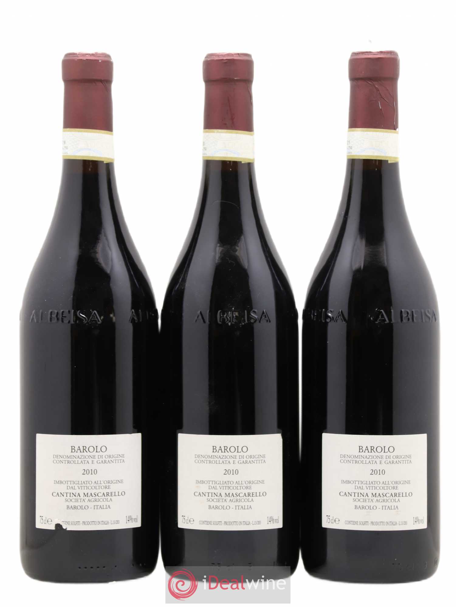 Barolo DOCG Bartolo Mascarello 2010 - Lot de 3 bouteilles - 1