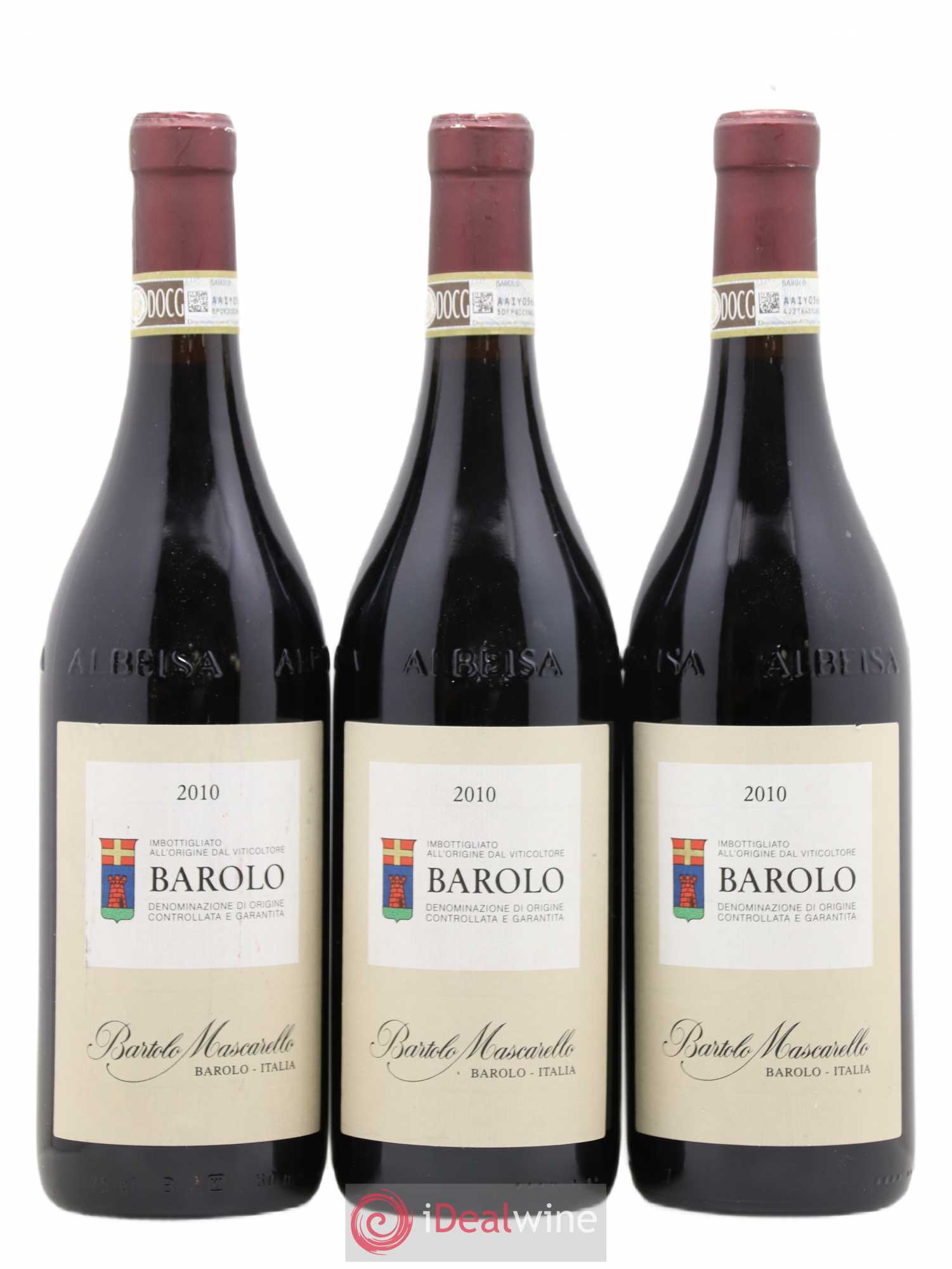 Barolo DOCG Bartolo Mascarello 2010 - Lot de 3 bouteilles - 0