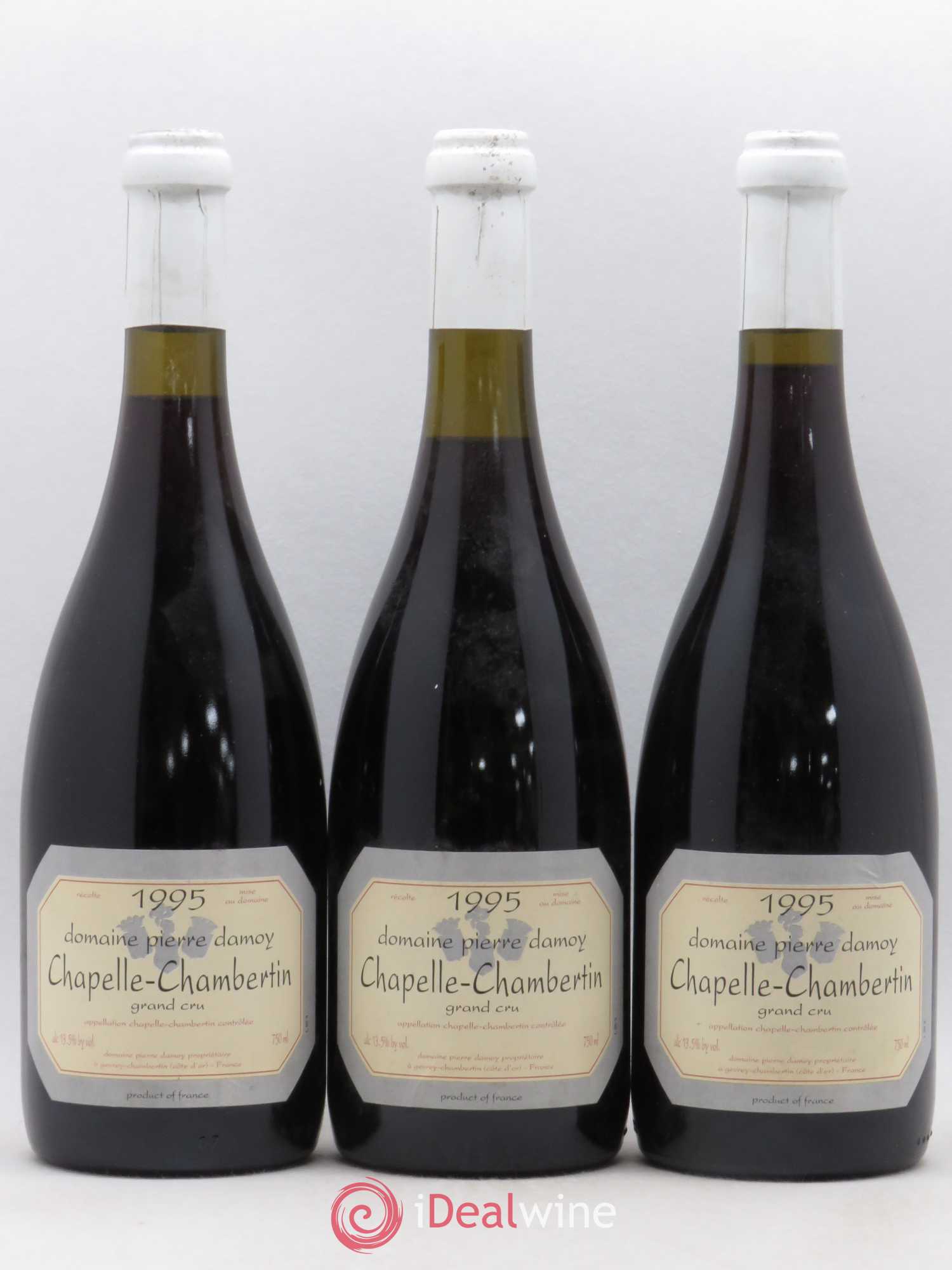 Chapelle-Chambertin Grand Cru Pierre Damoy 1995 - Lot de 3 bouteilles - 0