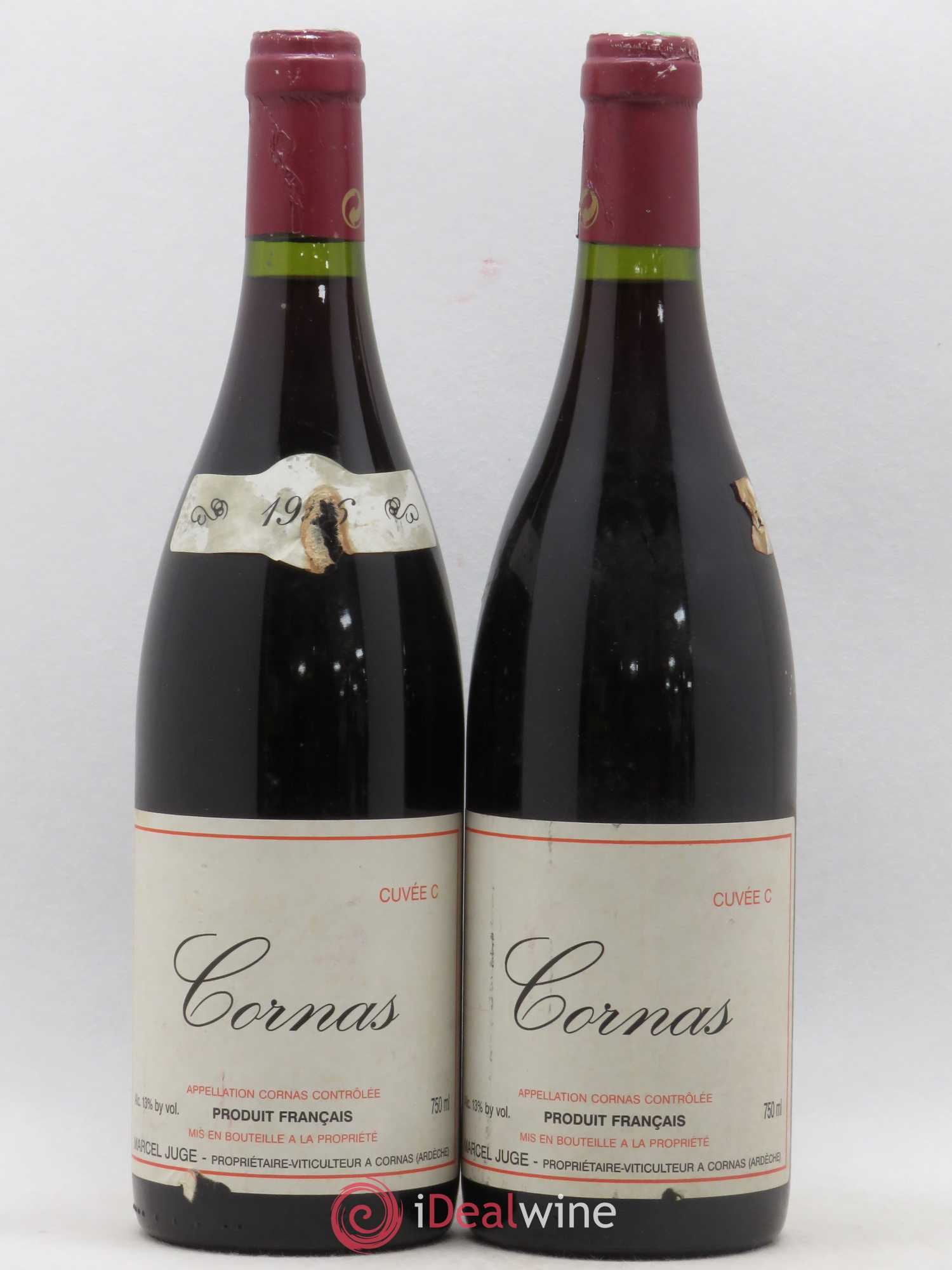 Cornas Marcel Juge Cuvée C 1996 - Lot de 2 bouteilles - 0